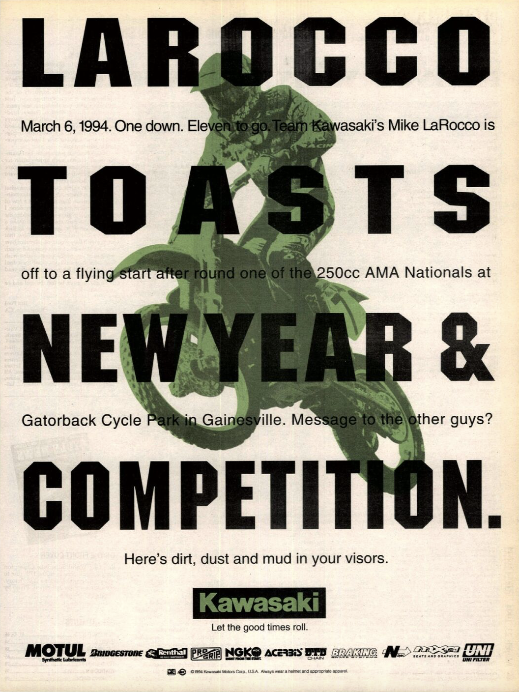 Mike LaRocco in Cycles News.