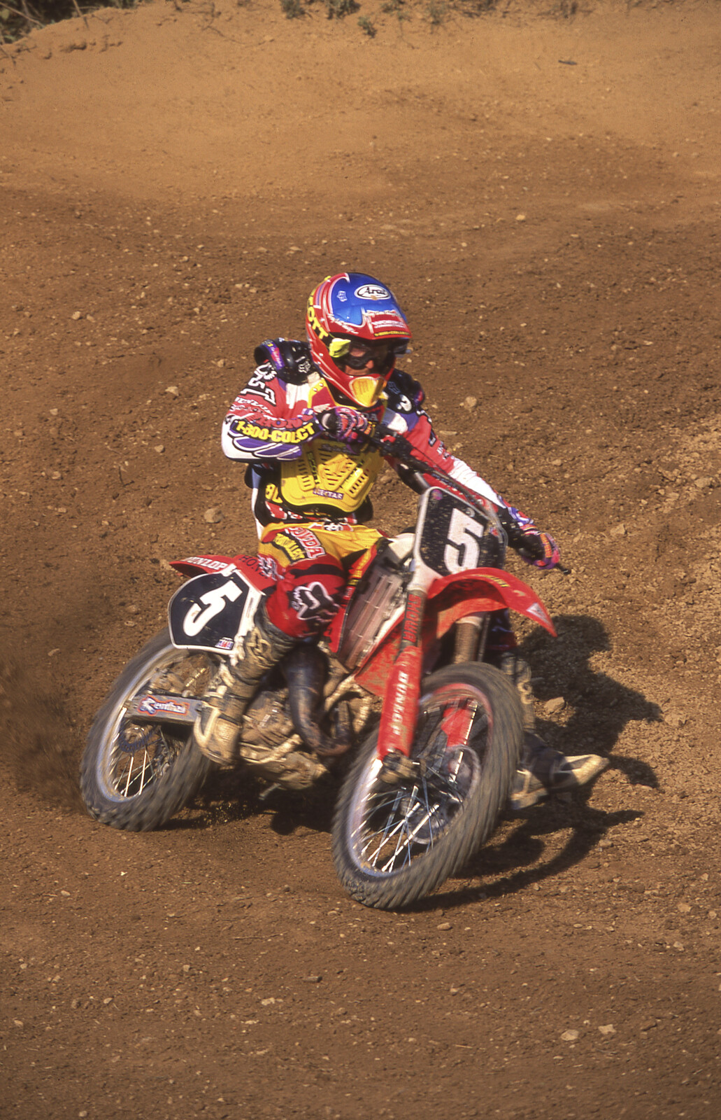 Steve Lamson, the 1995 125cc Class AMA Motocross champion.