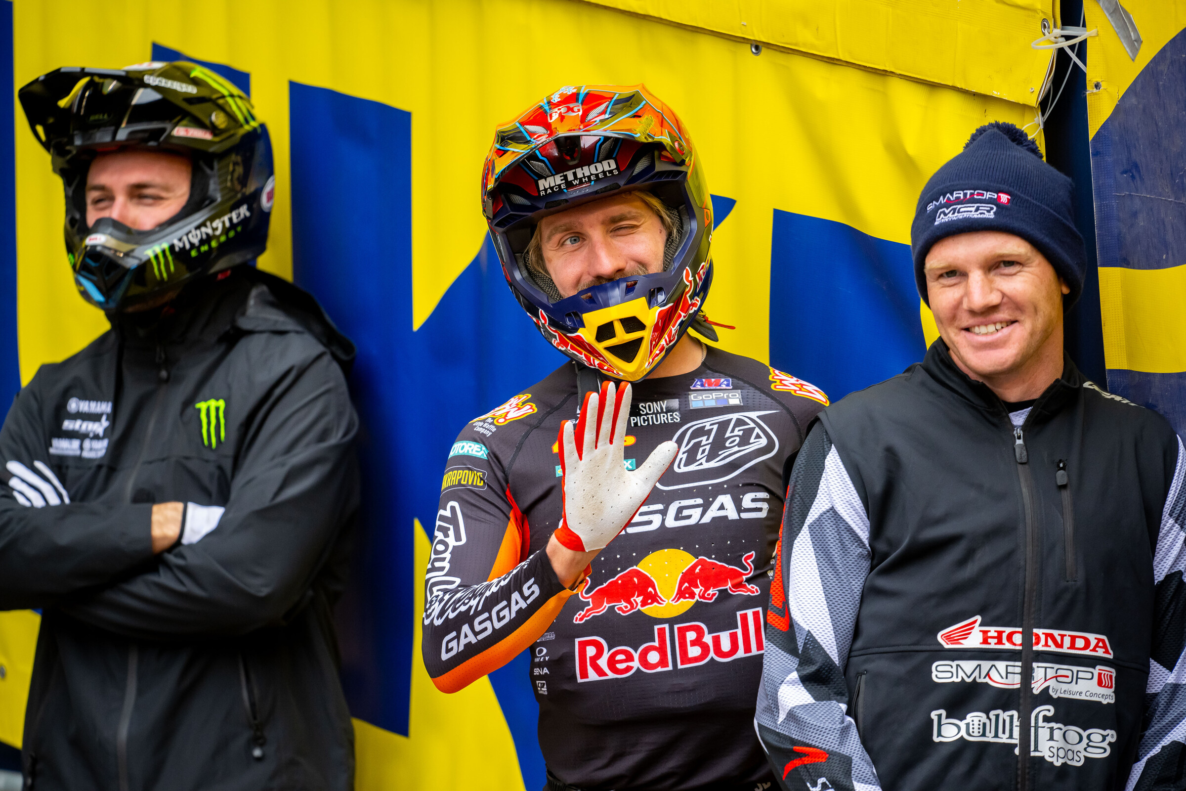 Justin Barcia and Mitchell Oldenburg in staging.