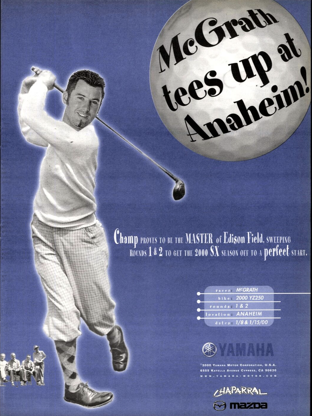 Jeremy McGrath in Cycle News.