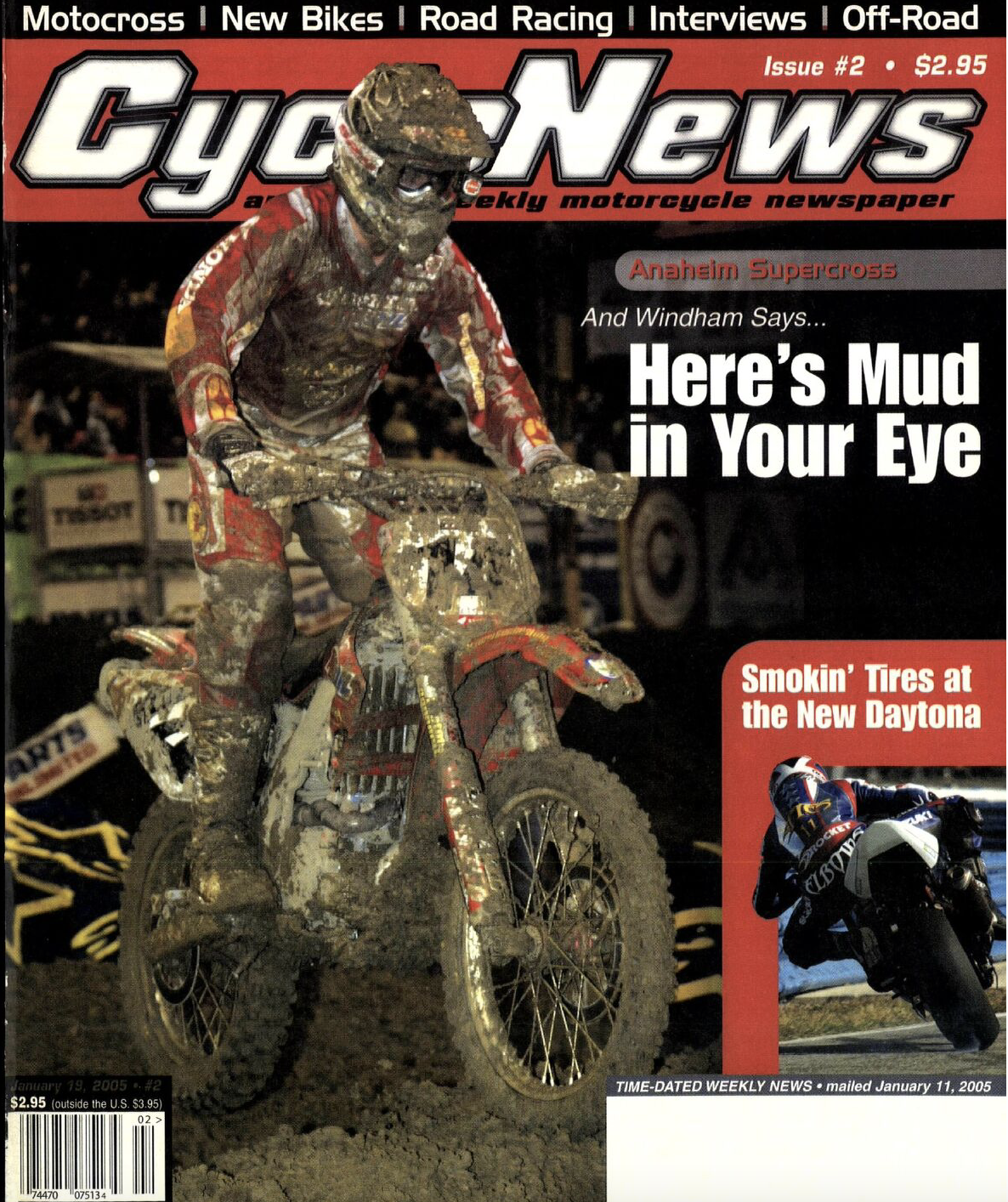 Kevin Windham on the cover of Cycle News.