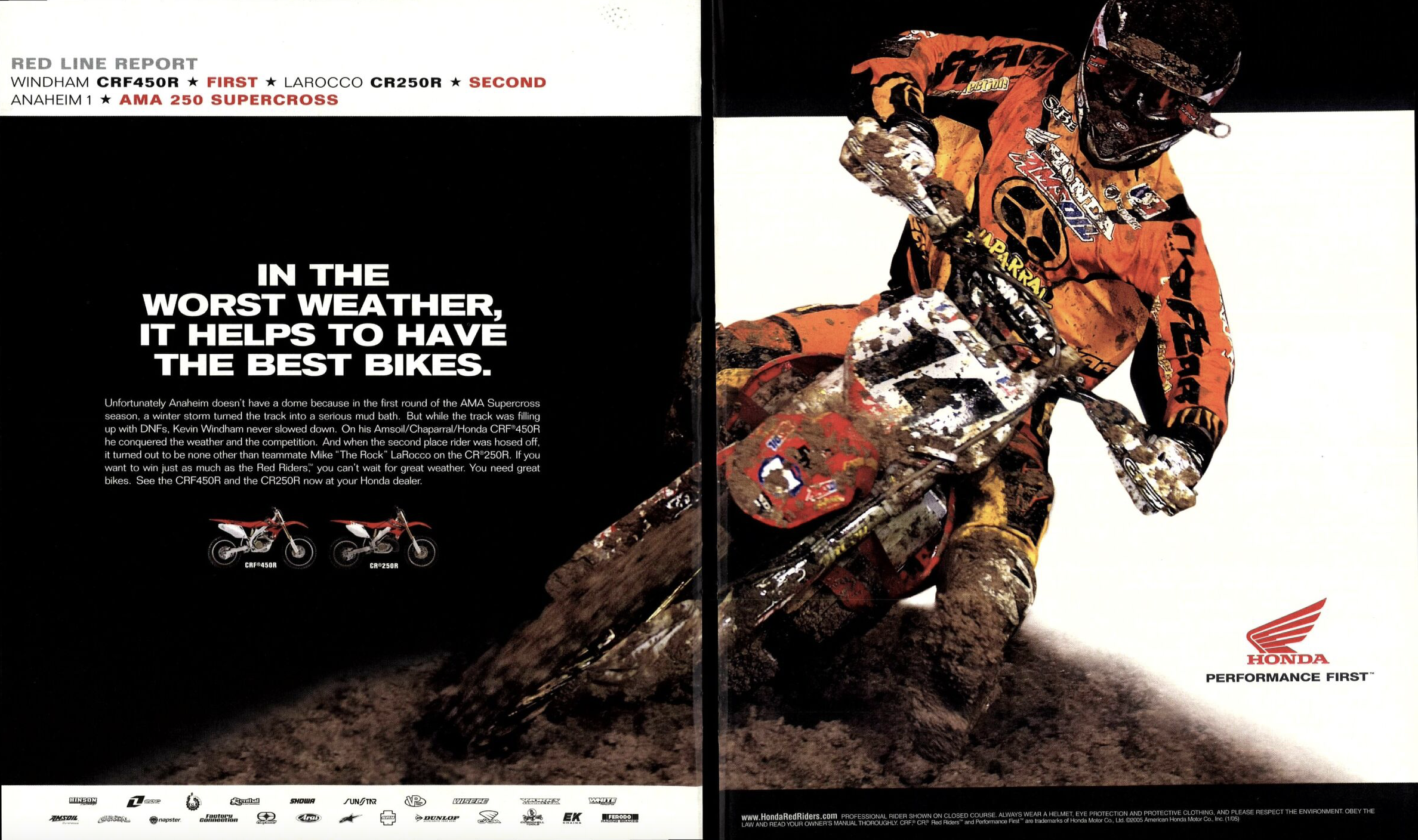 Honda ad with Kevin Windham.