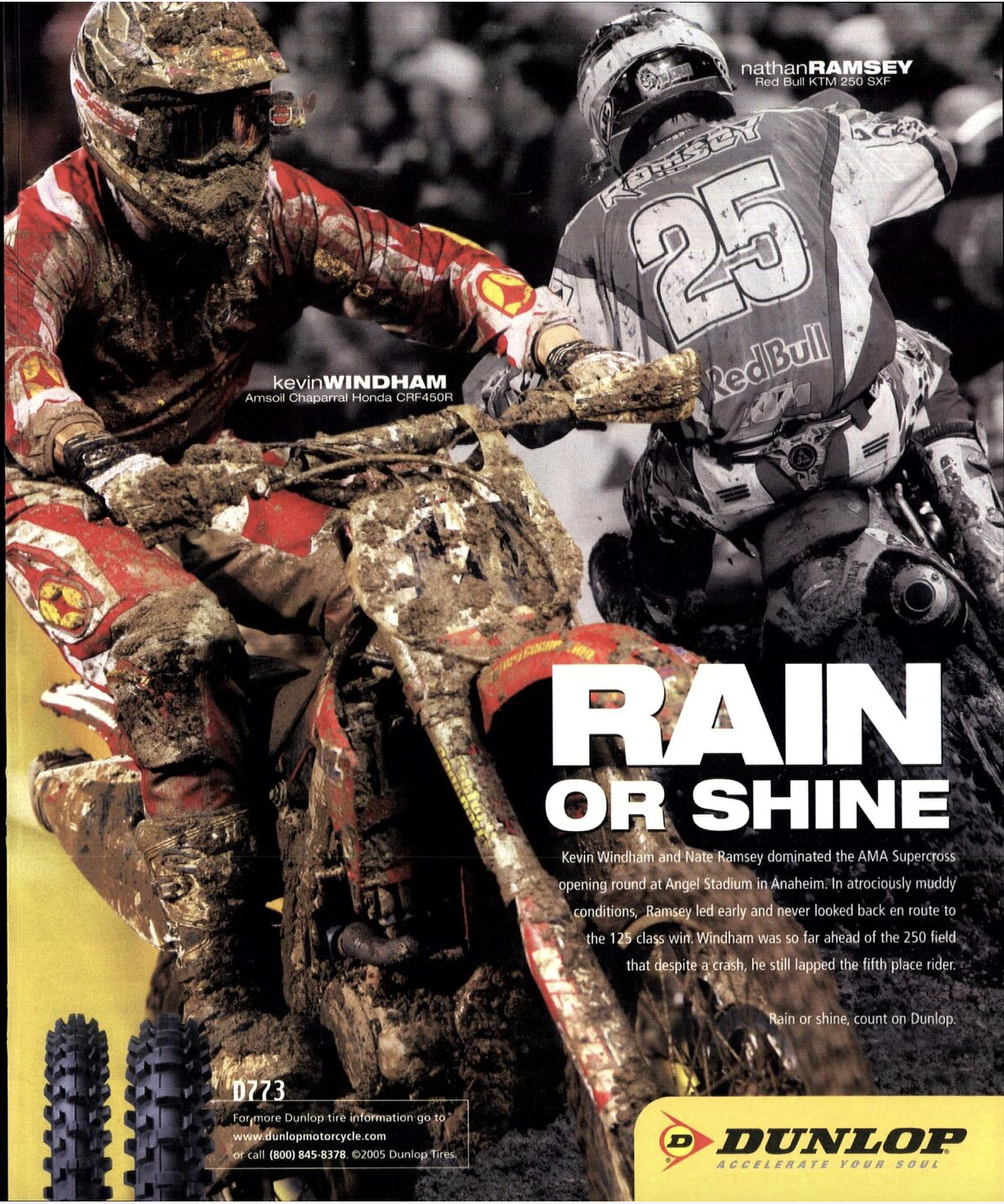 Dunlop ad with Kevin Windham.