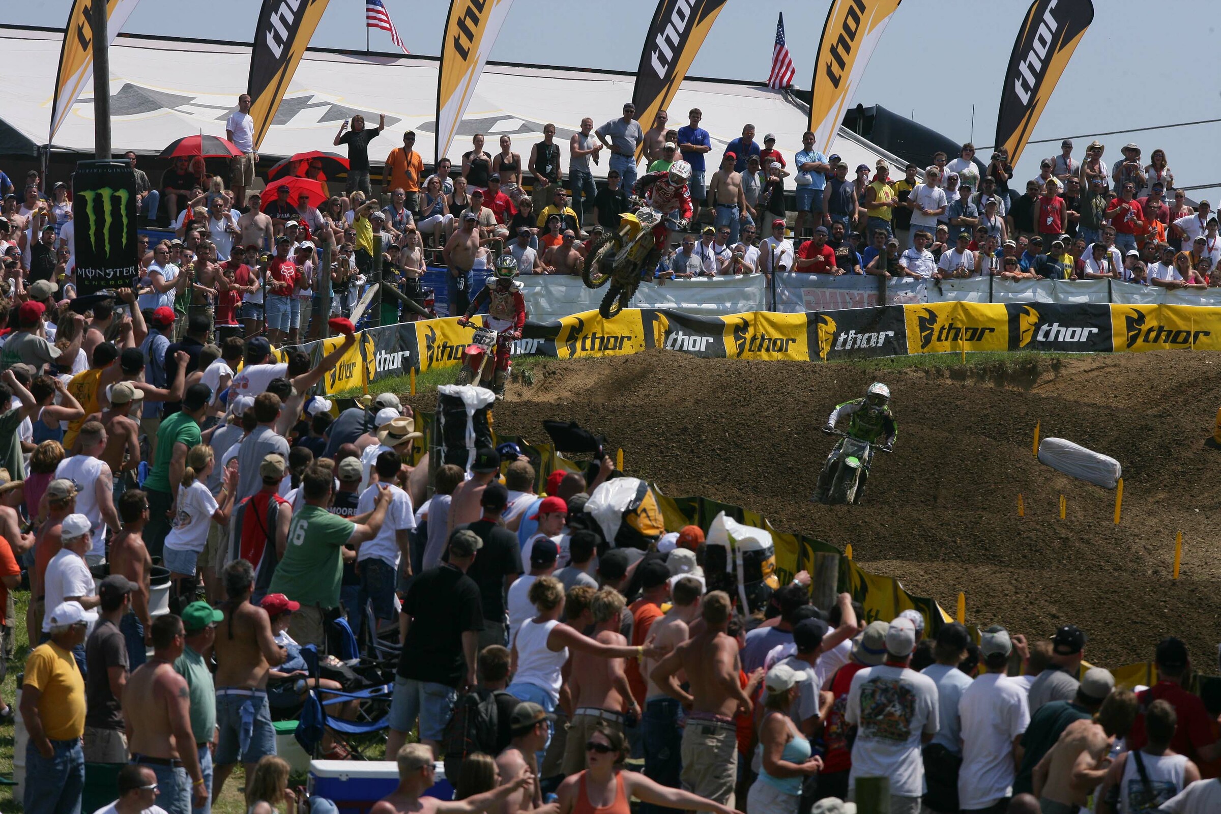 Carmichael and Stewart in 2006 at High Point Raceway.