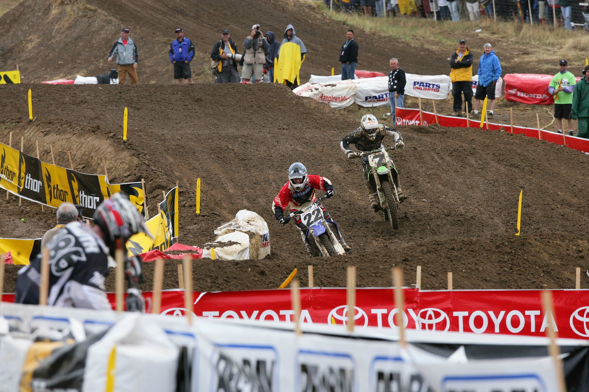 Reed and Stewart at the Hangtown Motocross Classic.