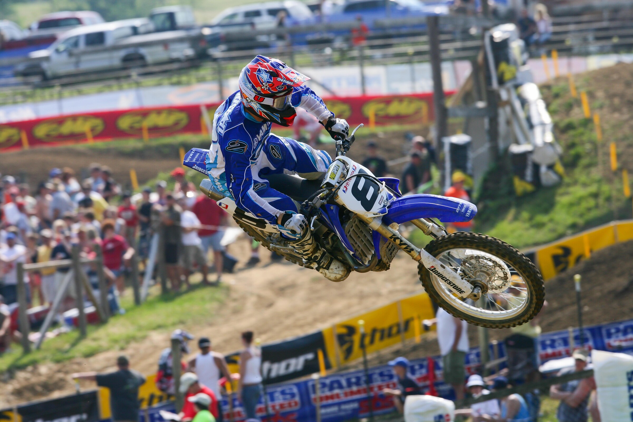 Grant Langston, the 2007 450cc Class AMA Motocross champion.