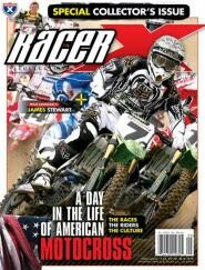 James Stewart on the cover of Racer X Illustrated.