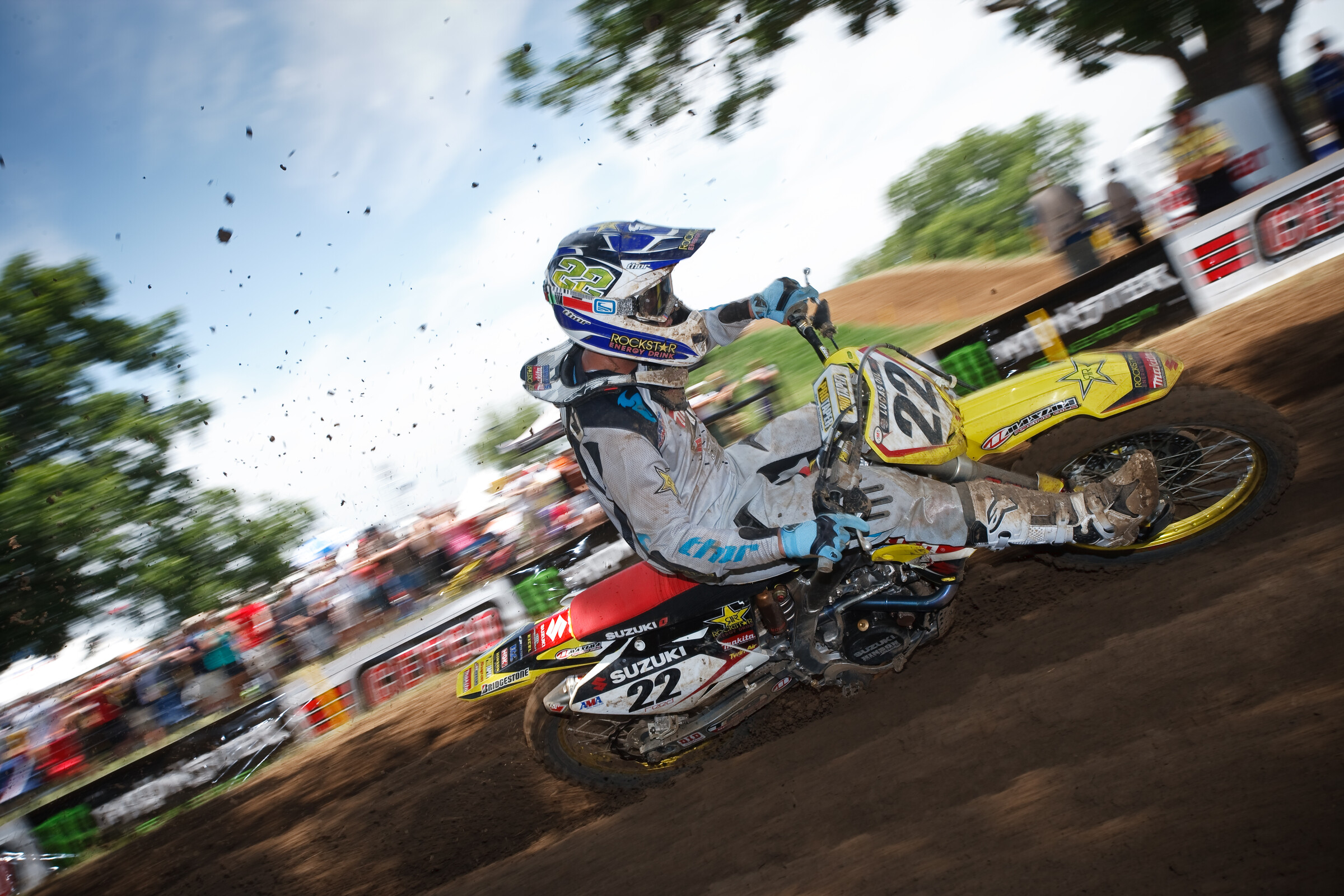 Chad Reed, the 2009 450cc Class AMA Motocross champion.