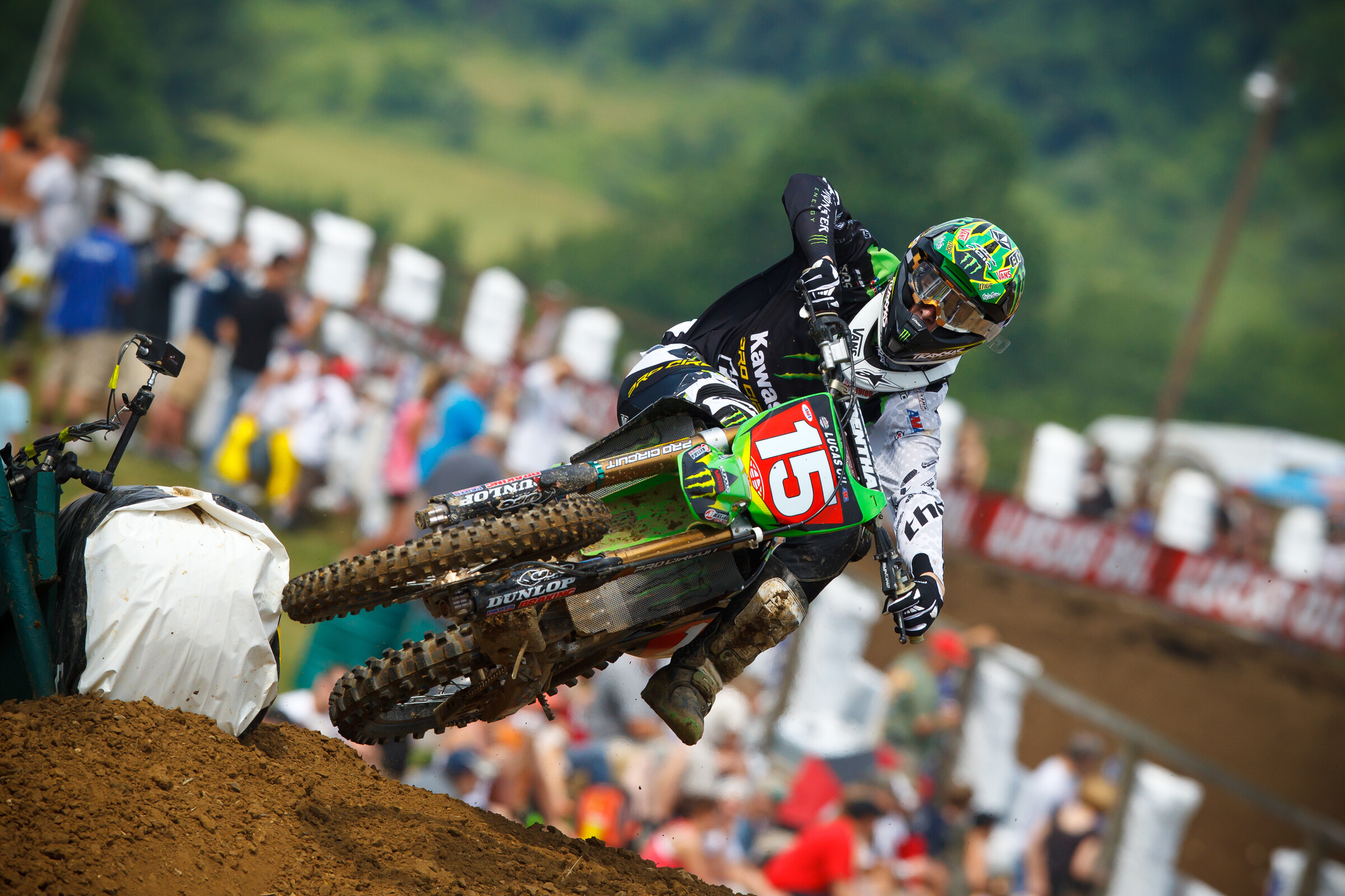 Dean Wilson, the 2011 250cc Class AMA Motocross champion.