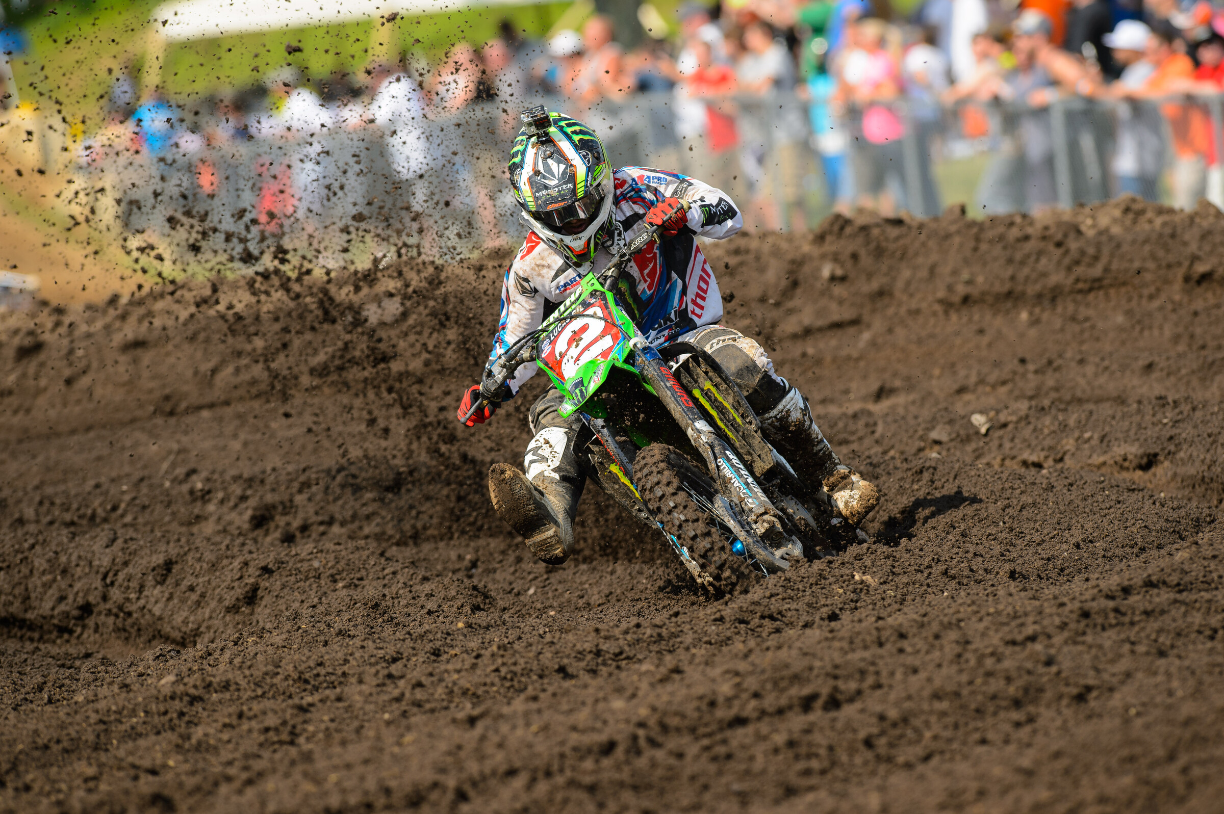 Ryan Villopoto, the 2013 450cc Class AMA Motocross champion.