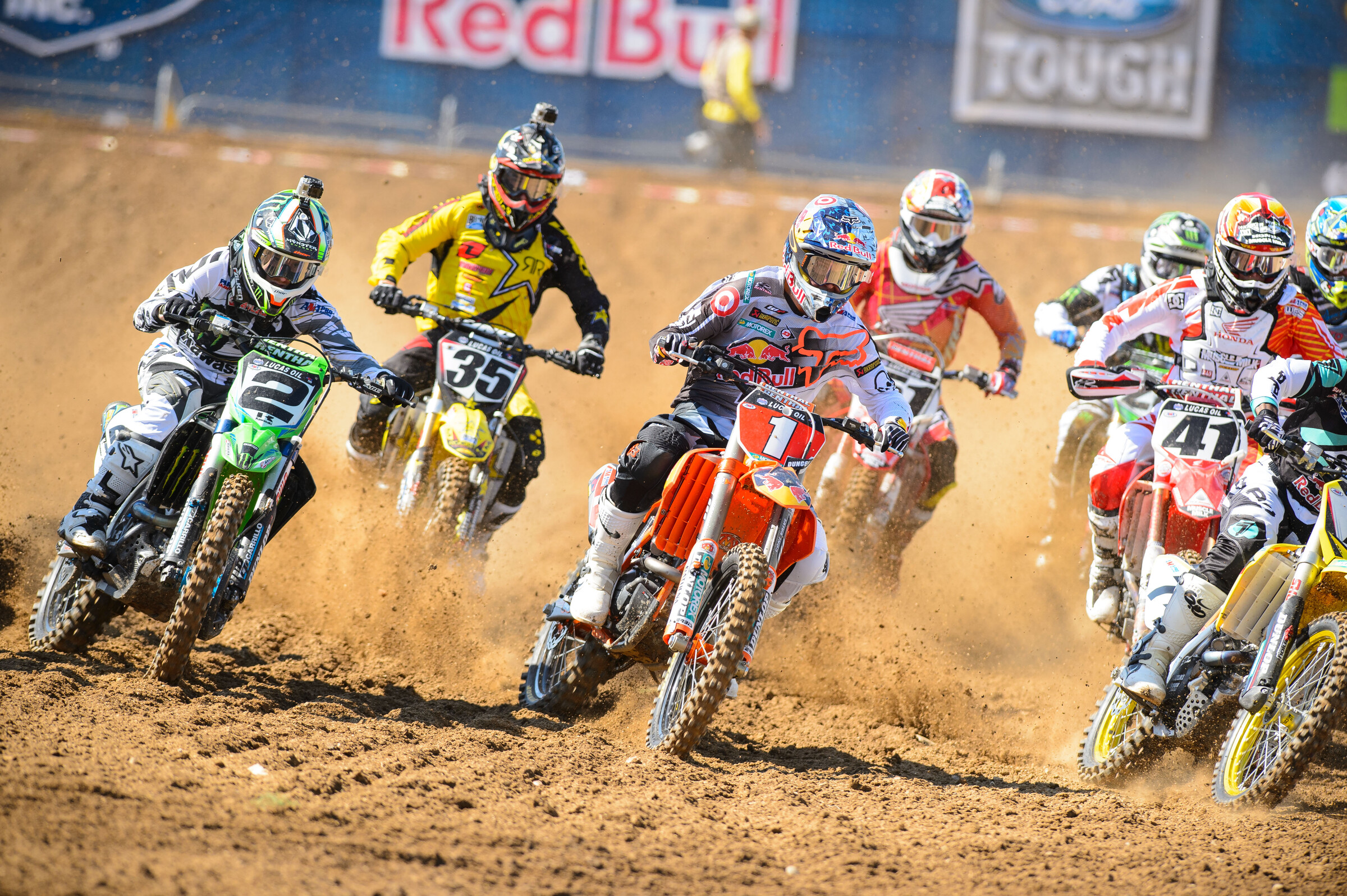 Dungey and Villopoto at the Hangtown Motocross Classic.