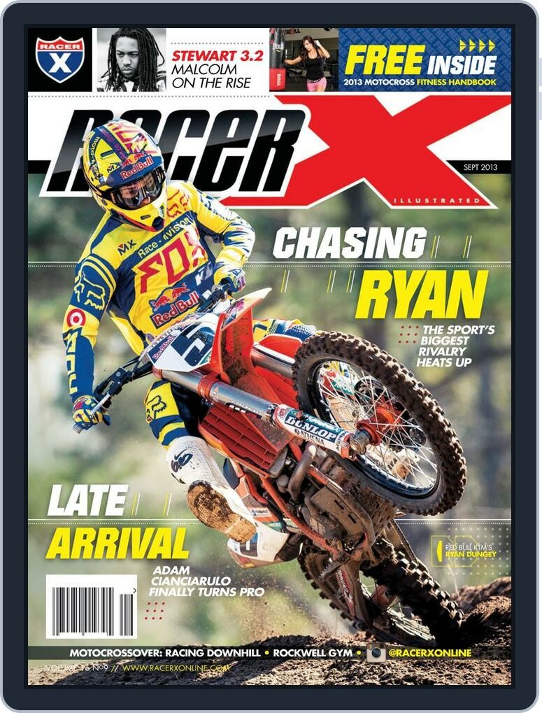 Ryan Dungey on the cover of Racer X Illustrated.