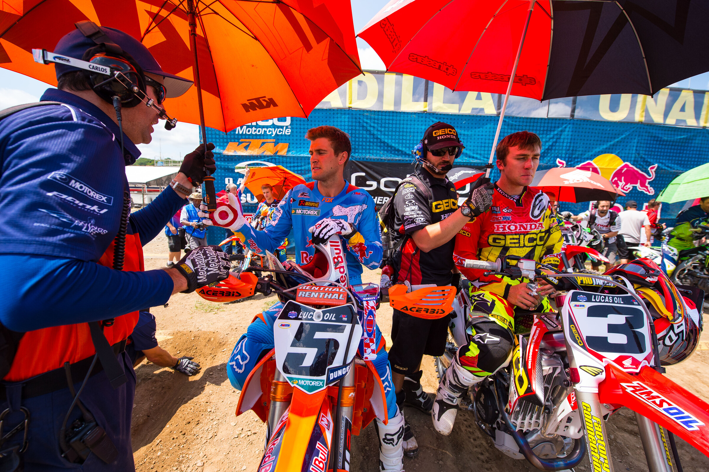 Dungey and Tomac.