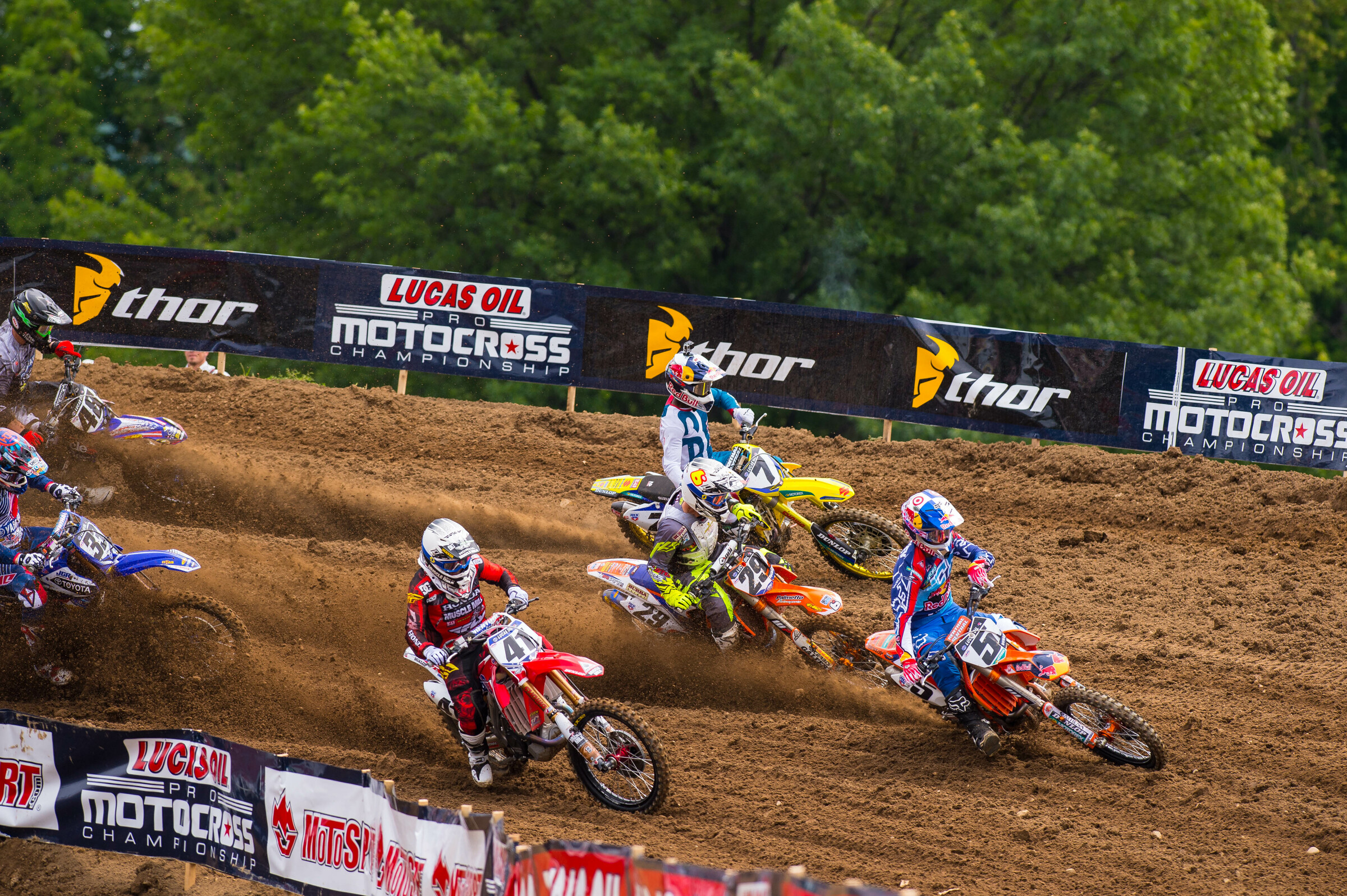 Dungey and company at the RedBudNational.