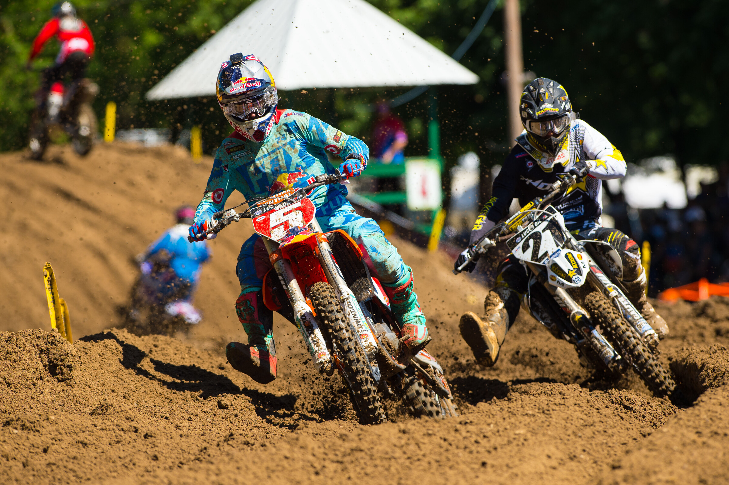 Dungey and Jason Anderson at the Spring Creek National.