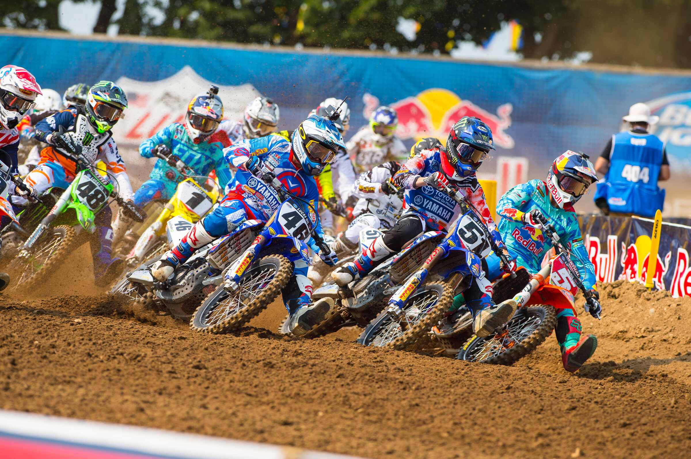 Barcia and Dungey at the RedBud National.