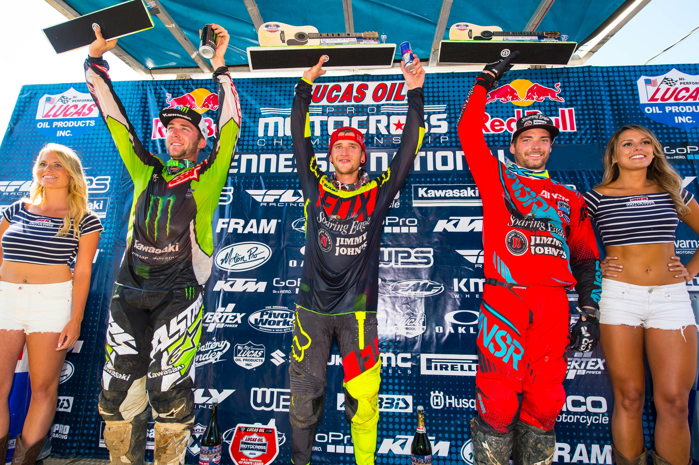 Roczen, Tomac, and Broc Tickle at the Tennessee National.