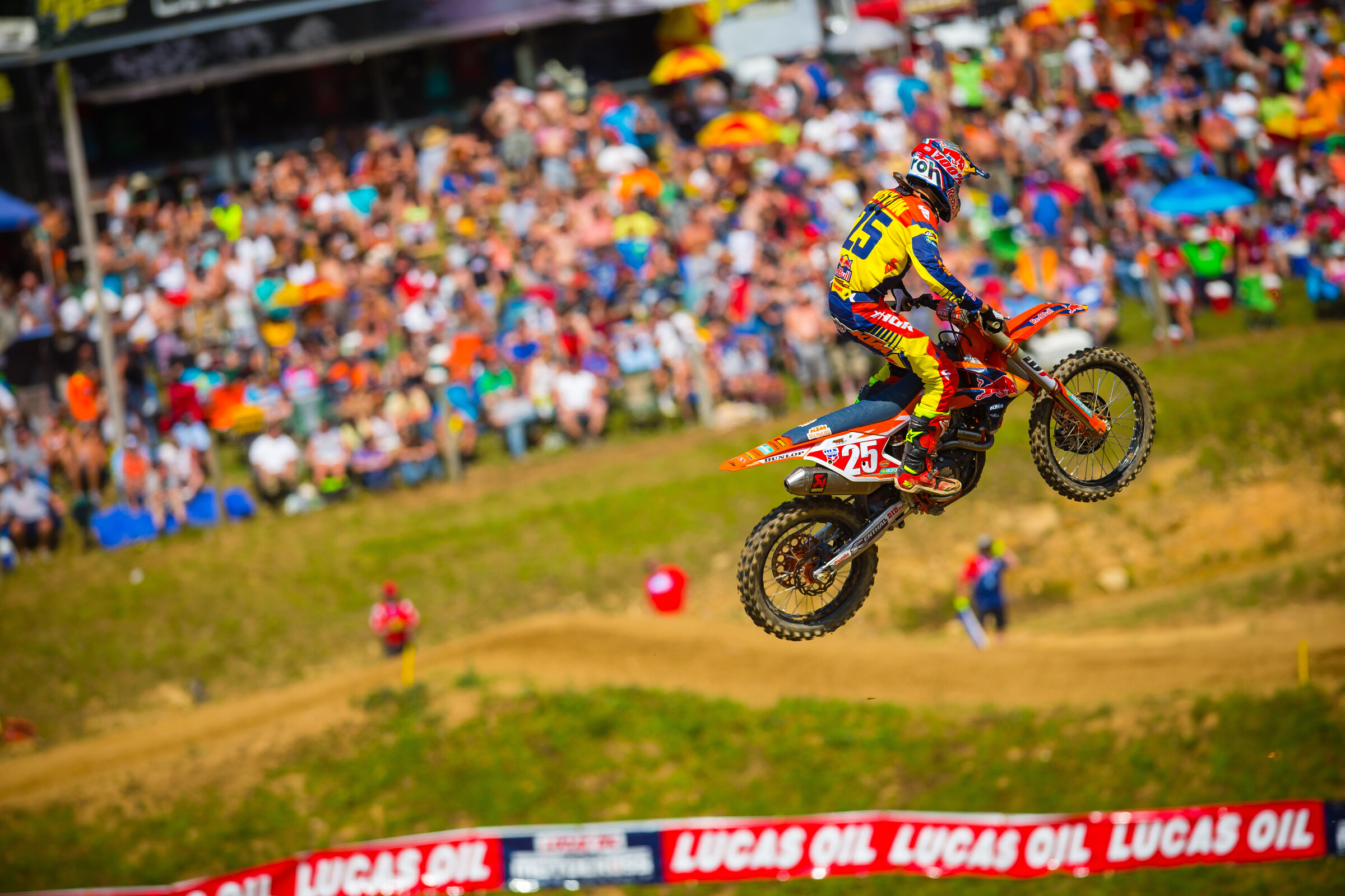 Marvin Musquin with the points lead at the High Point National.