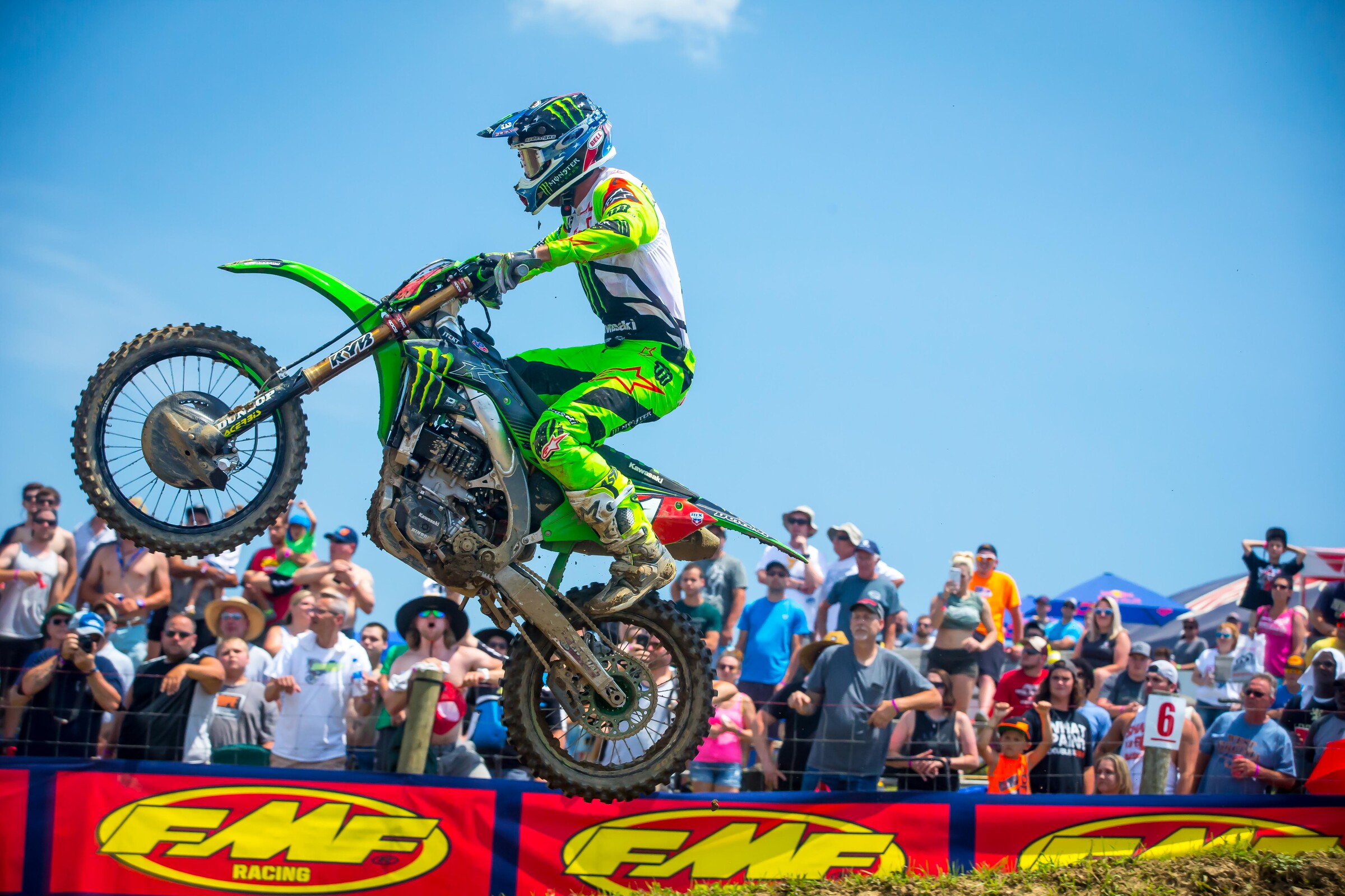 Eli Tomac, the 2018 450cc Class AMA Motocross champion.