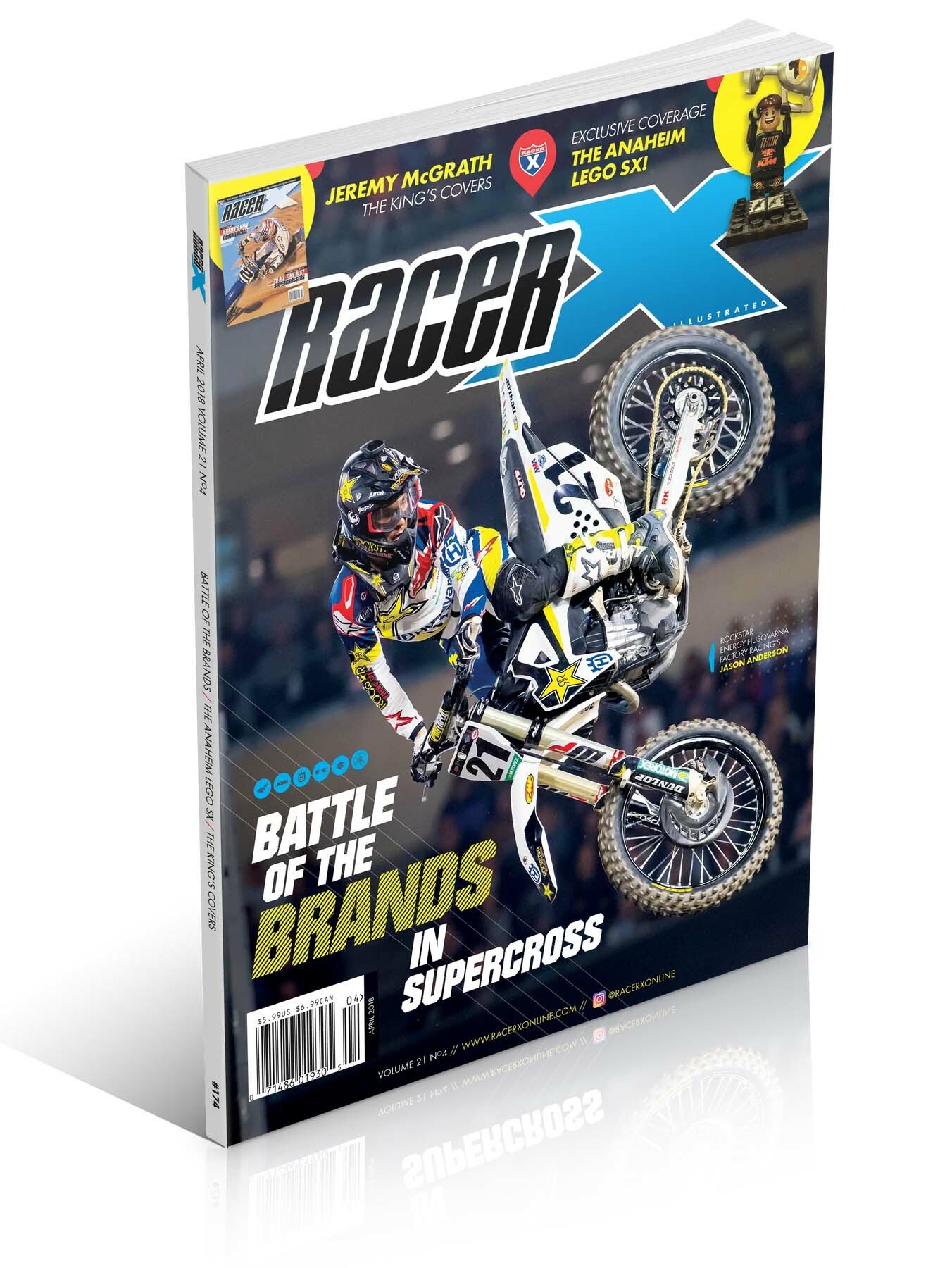 Jason Anderson on the cover of Racer X Illustrated.