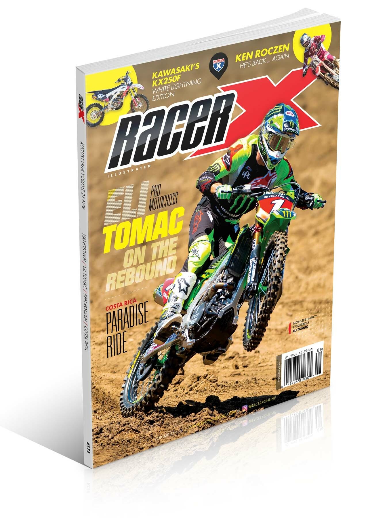 Eli Tomac on the cover of Racer X Illustrated.
