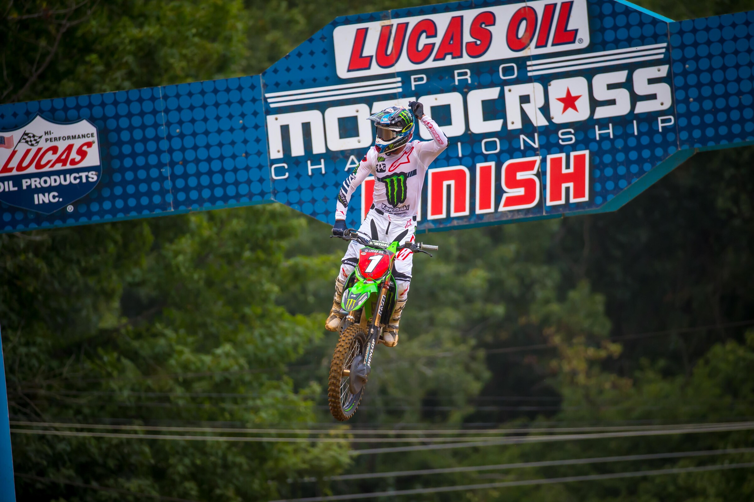 Eli Tomac, the 2019 450cc Class AMA Motocross champion.