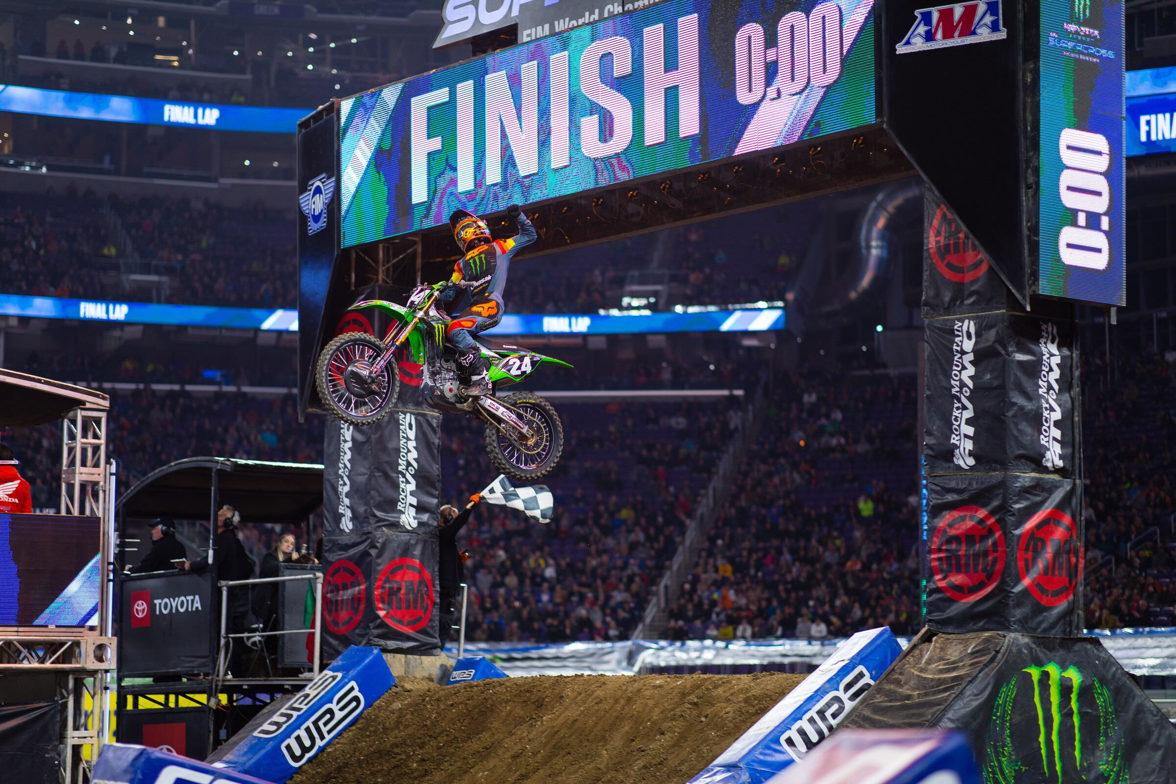 Forkner at the Minneapolis Supercross.