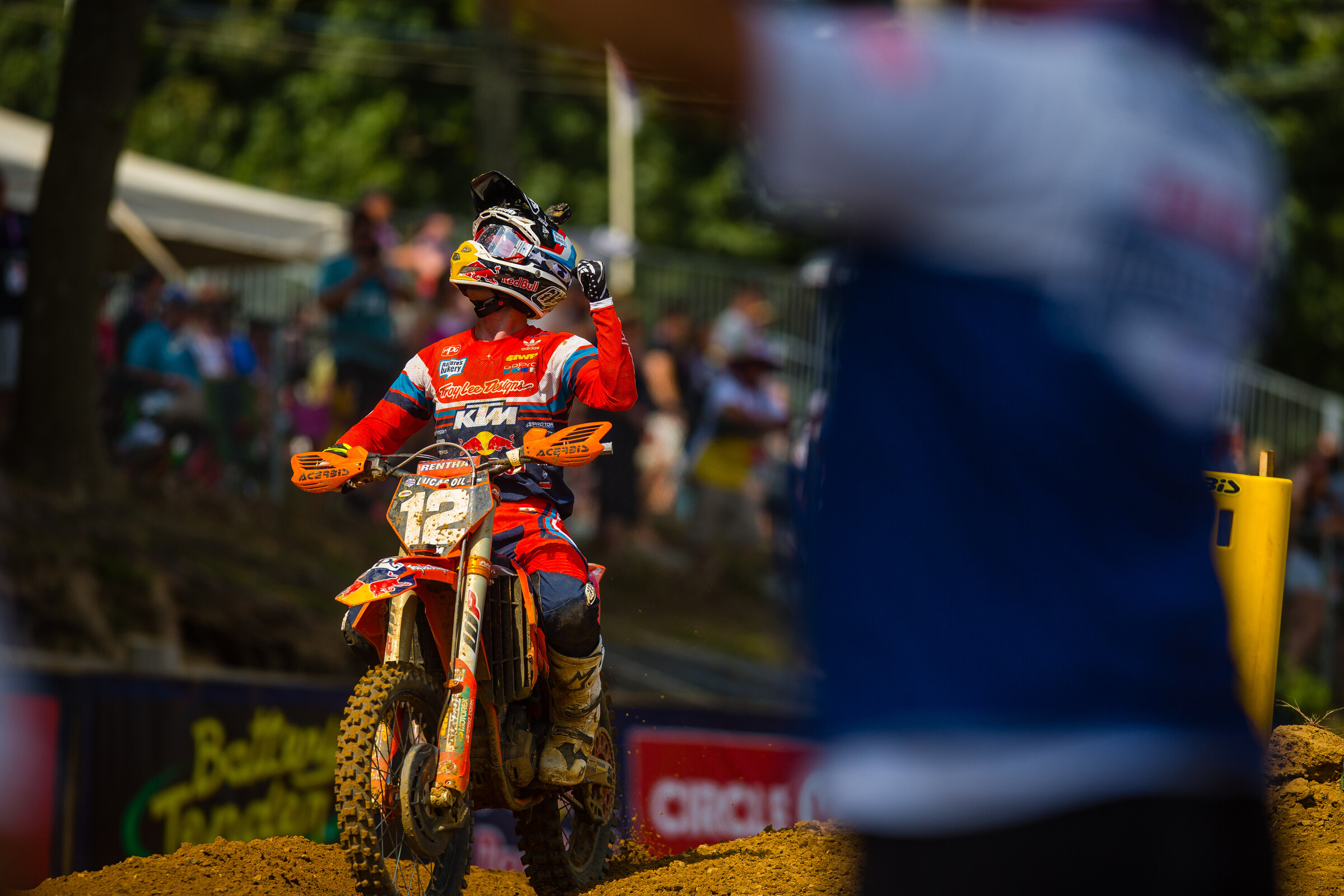 McElrath could not belive it after his win.