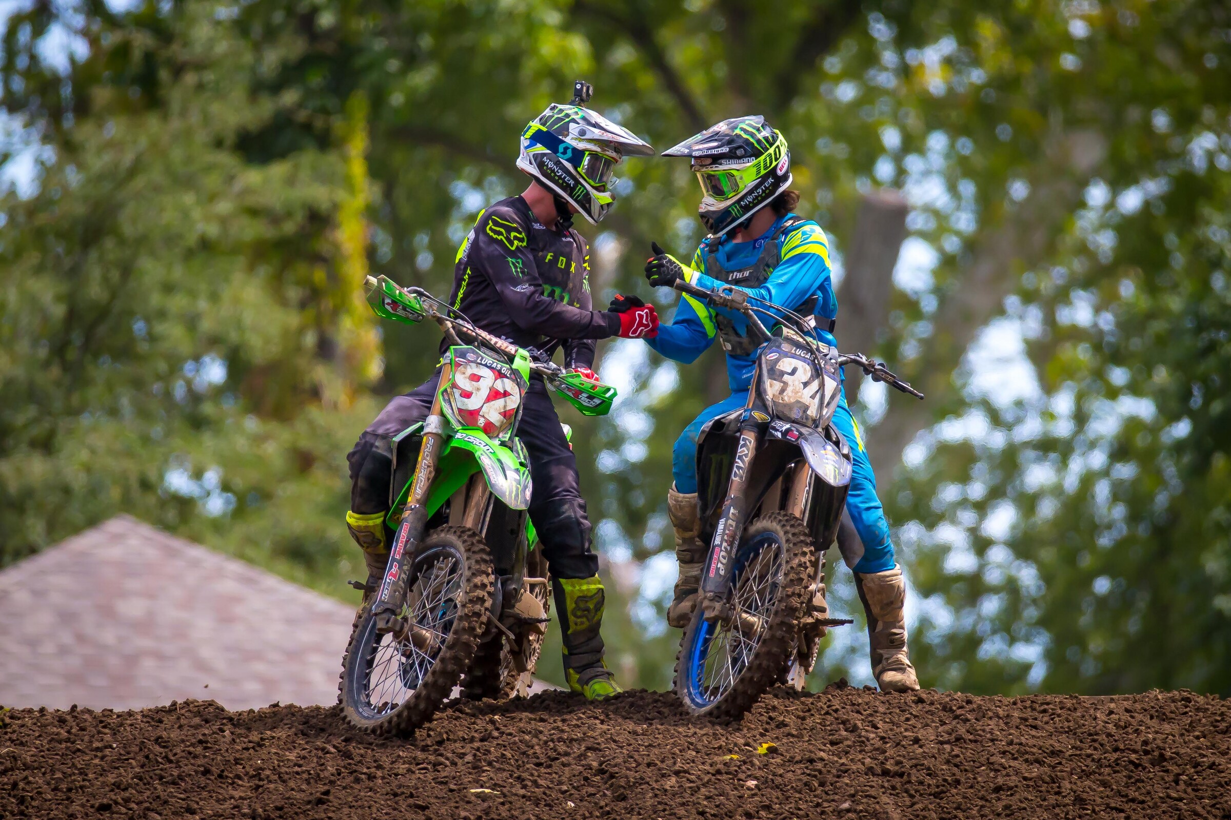 Cianciarulo and Ferrandis show respect at the Ironman National.