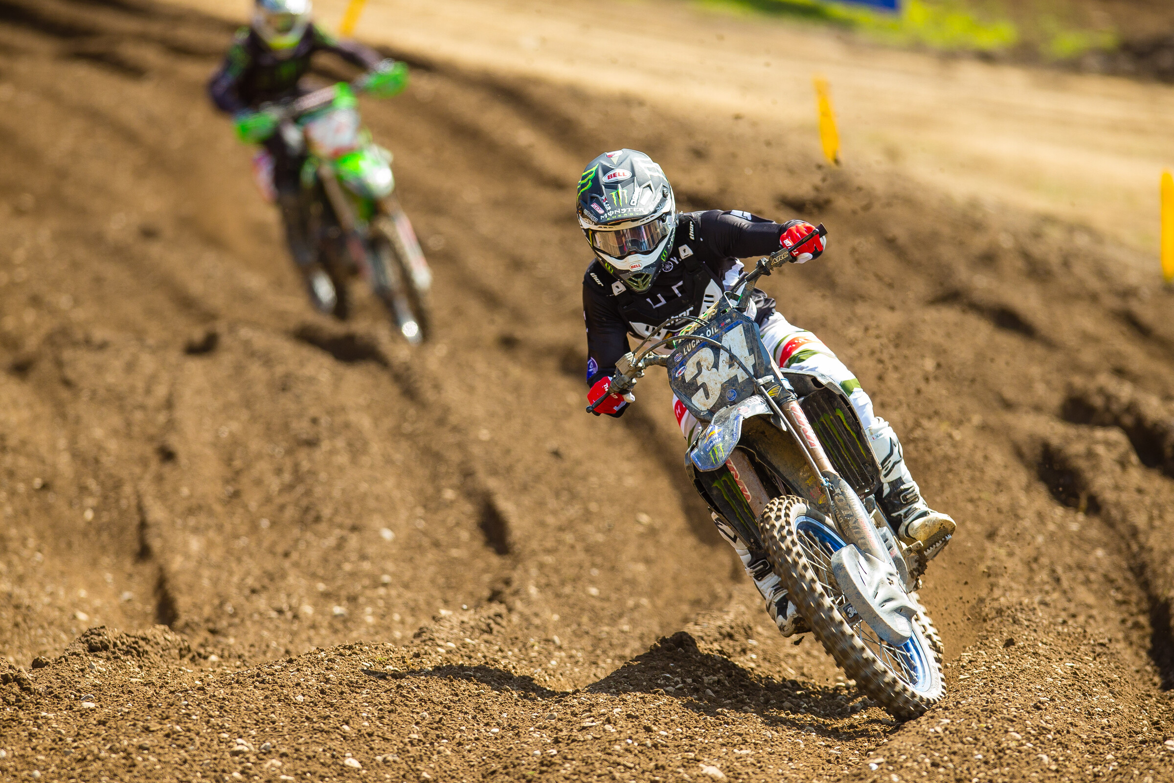 Ferrandis with Cianciarulo close behind at the Unadilla National.