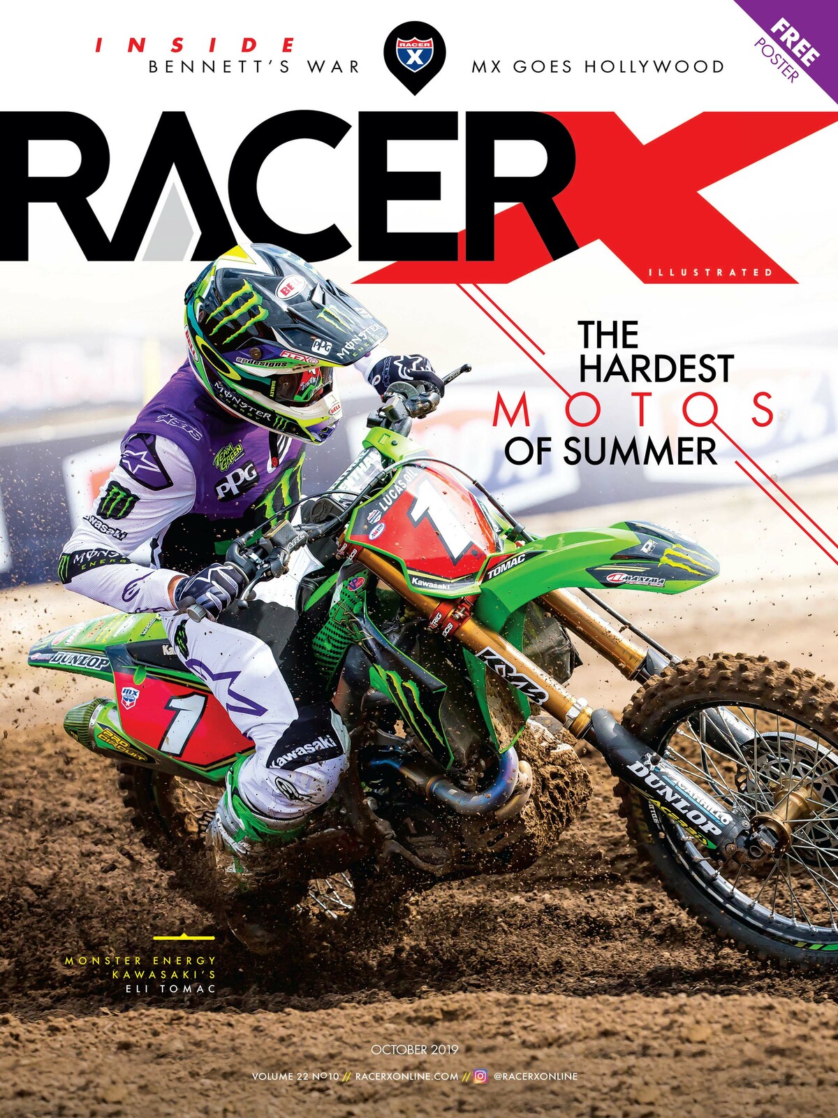 Eli Tomac on the cover of Racer X Illustrated.