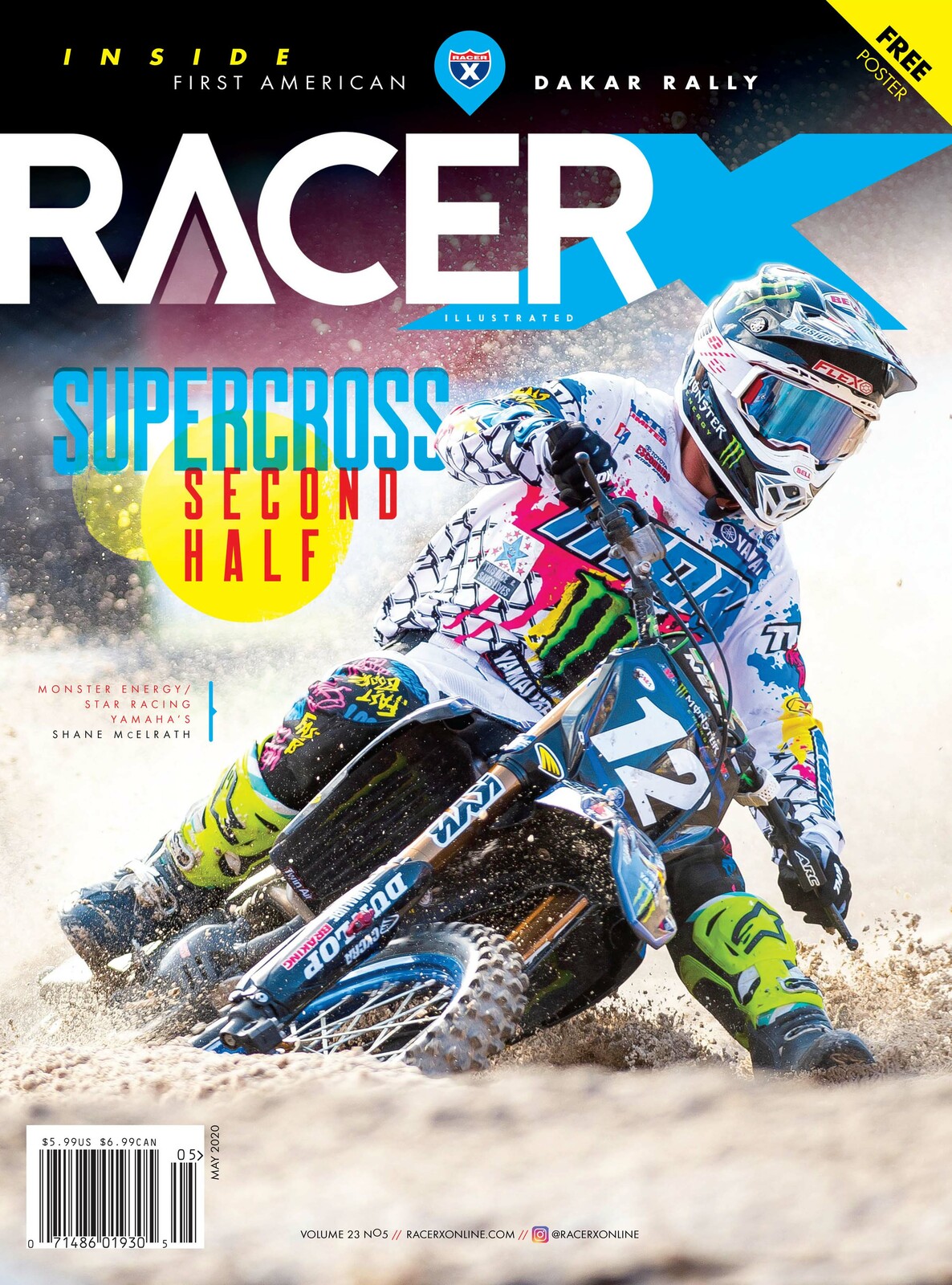 Shane McElrath on the cover of Racer X Illustrated.