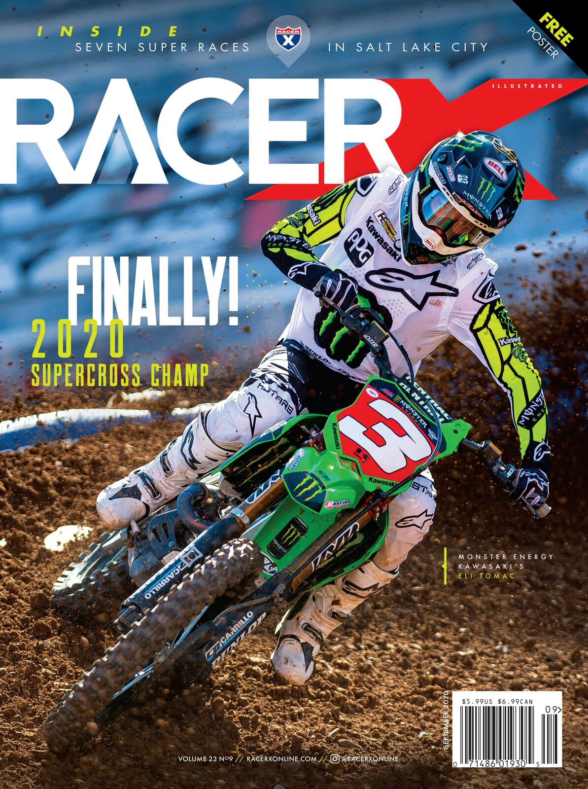 Eli Tomac on the cover of Racer X Illustrated.