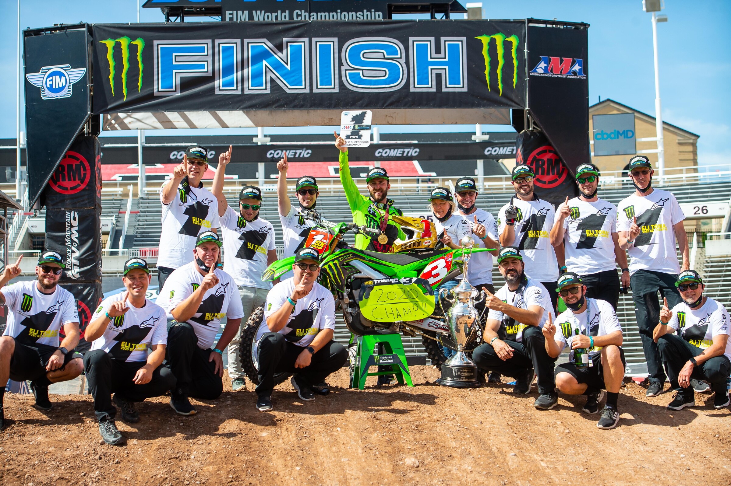 Tomac and crew