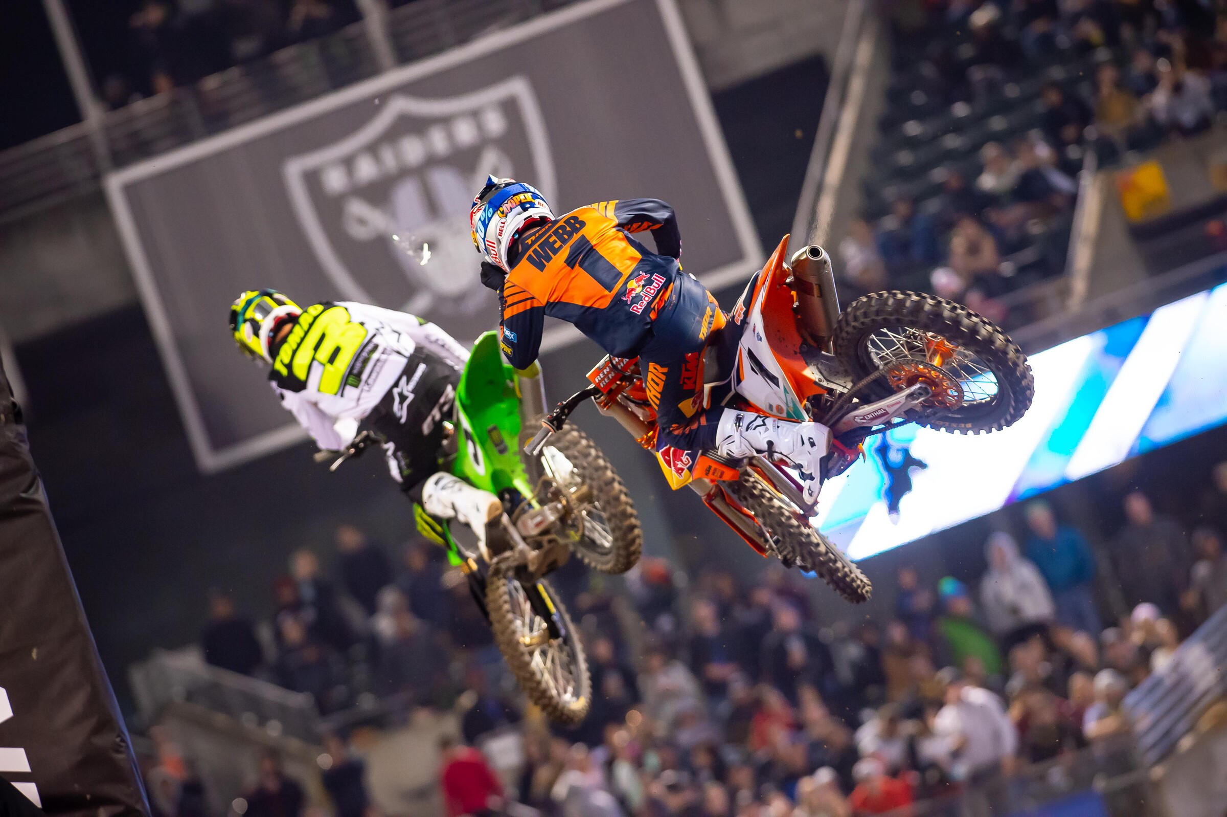 Tomac and Webb in Oakland.