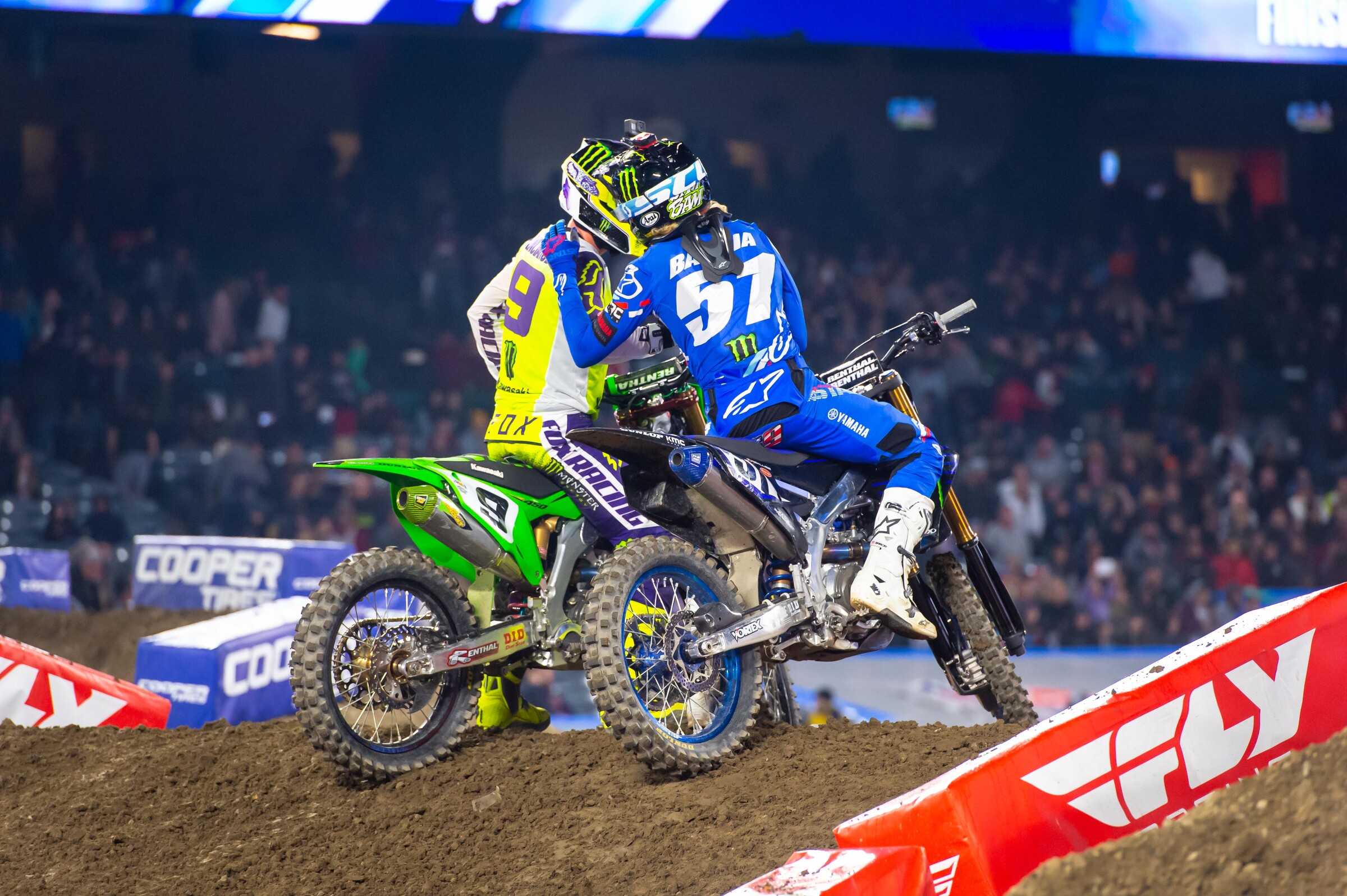 Barcia and AC after the Anaheim 1 Supercross.