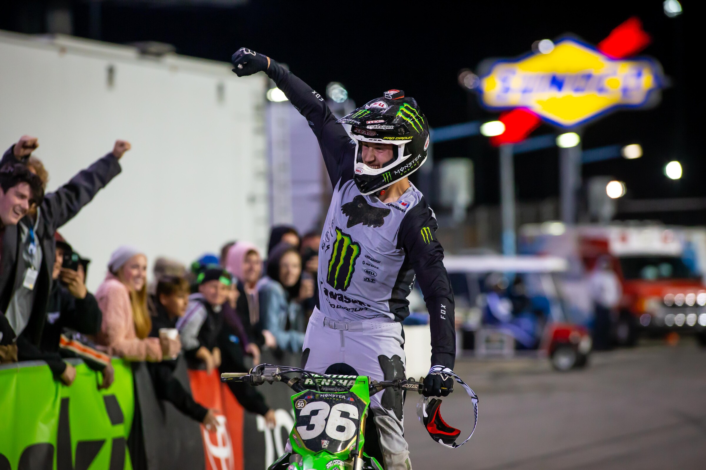 Garrett Marchbanks won the Daytona Supercross.
