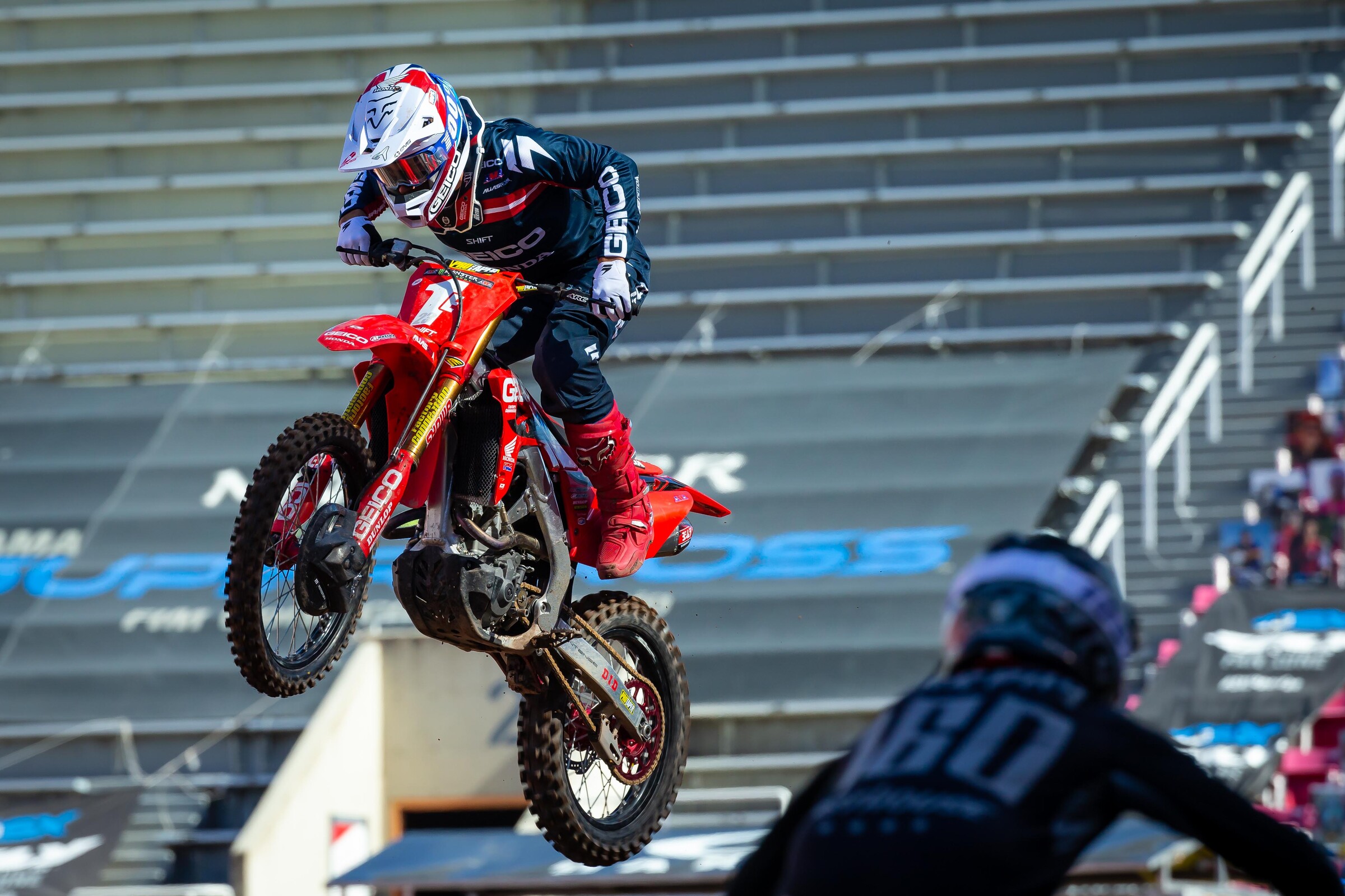 Sexton at the Salt Lake City 6 Supercross.