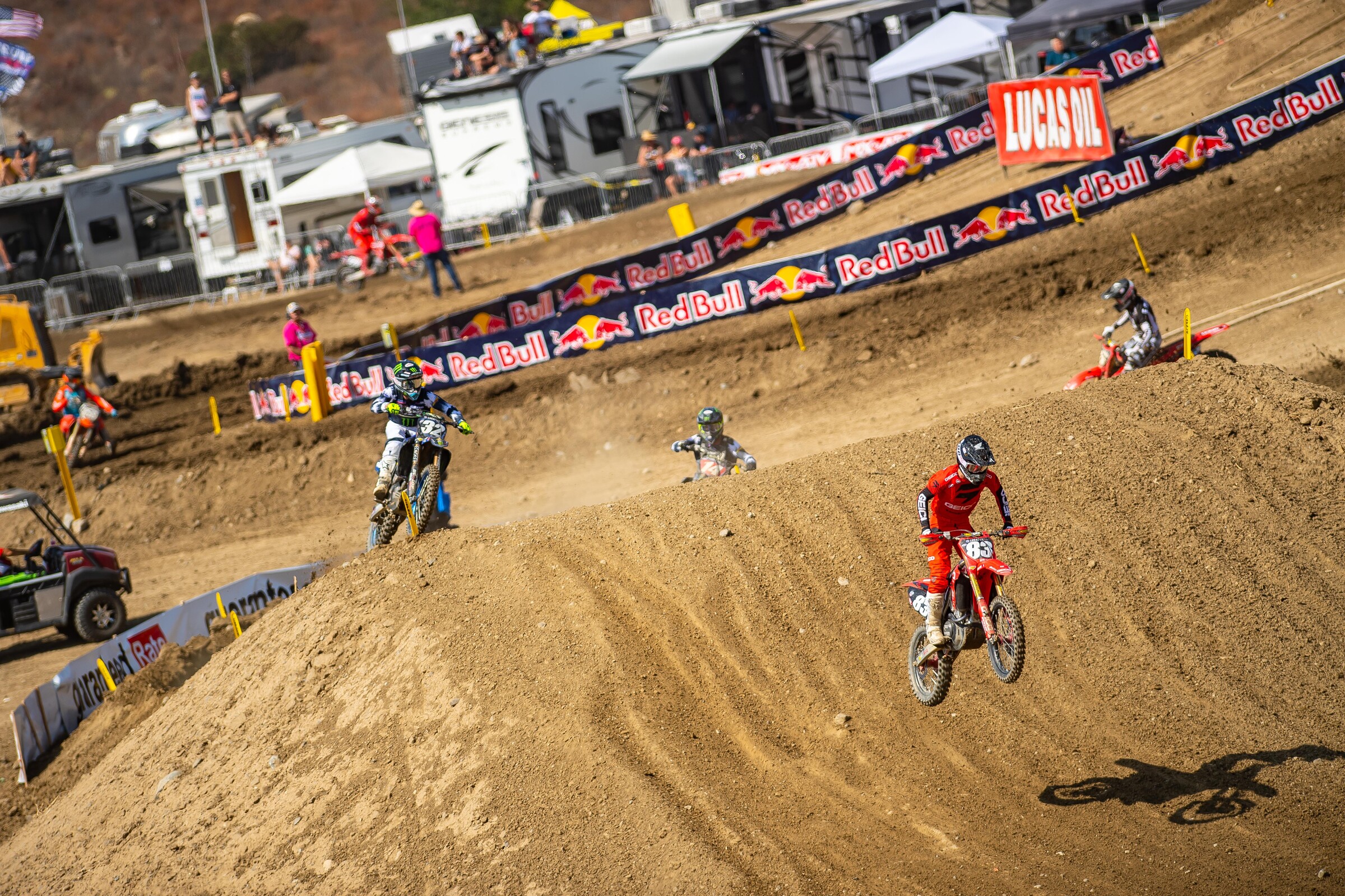 Jett Lawrence, Cooper, and Ferrandis at the finale.