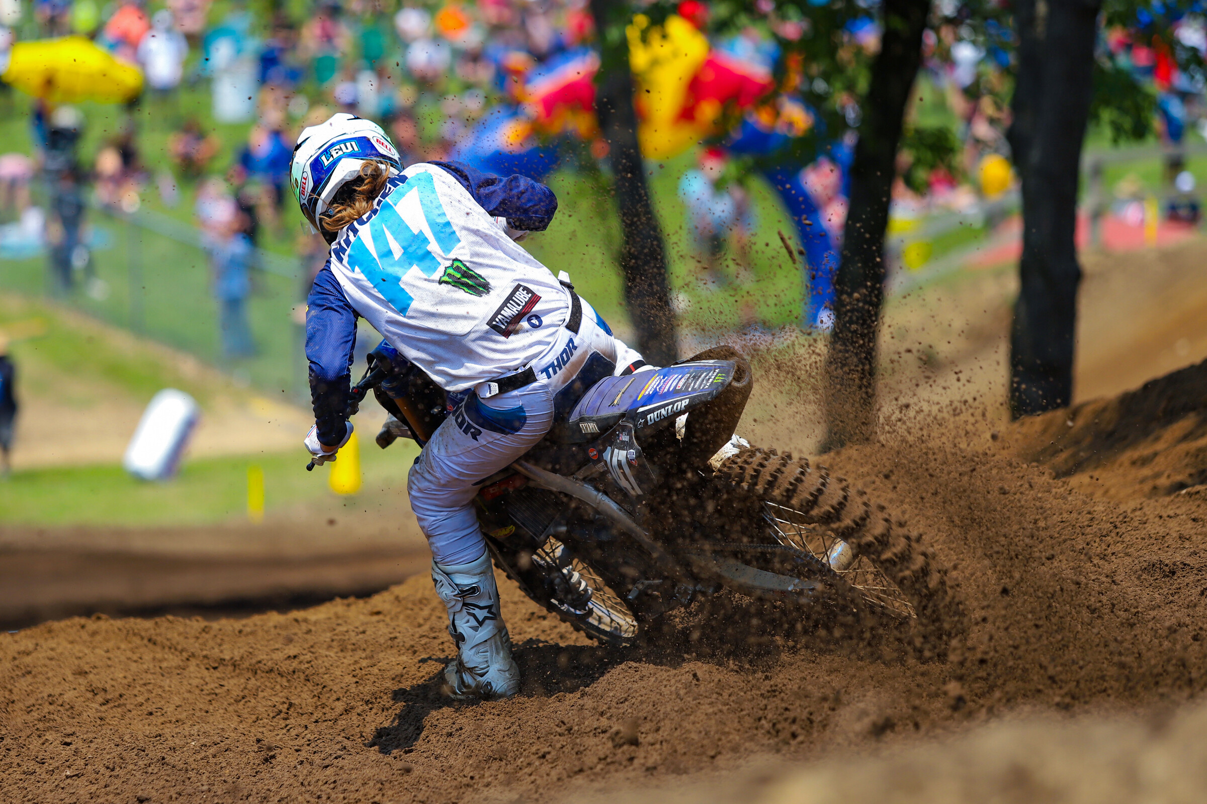 Levi Kitchen turned heads in his first professional race after a ninth place in moto one at the RedBud National.