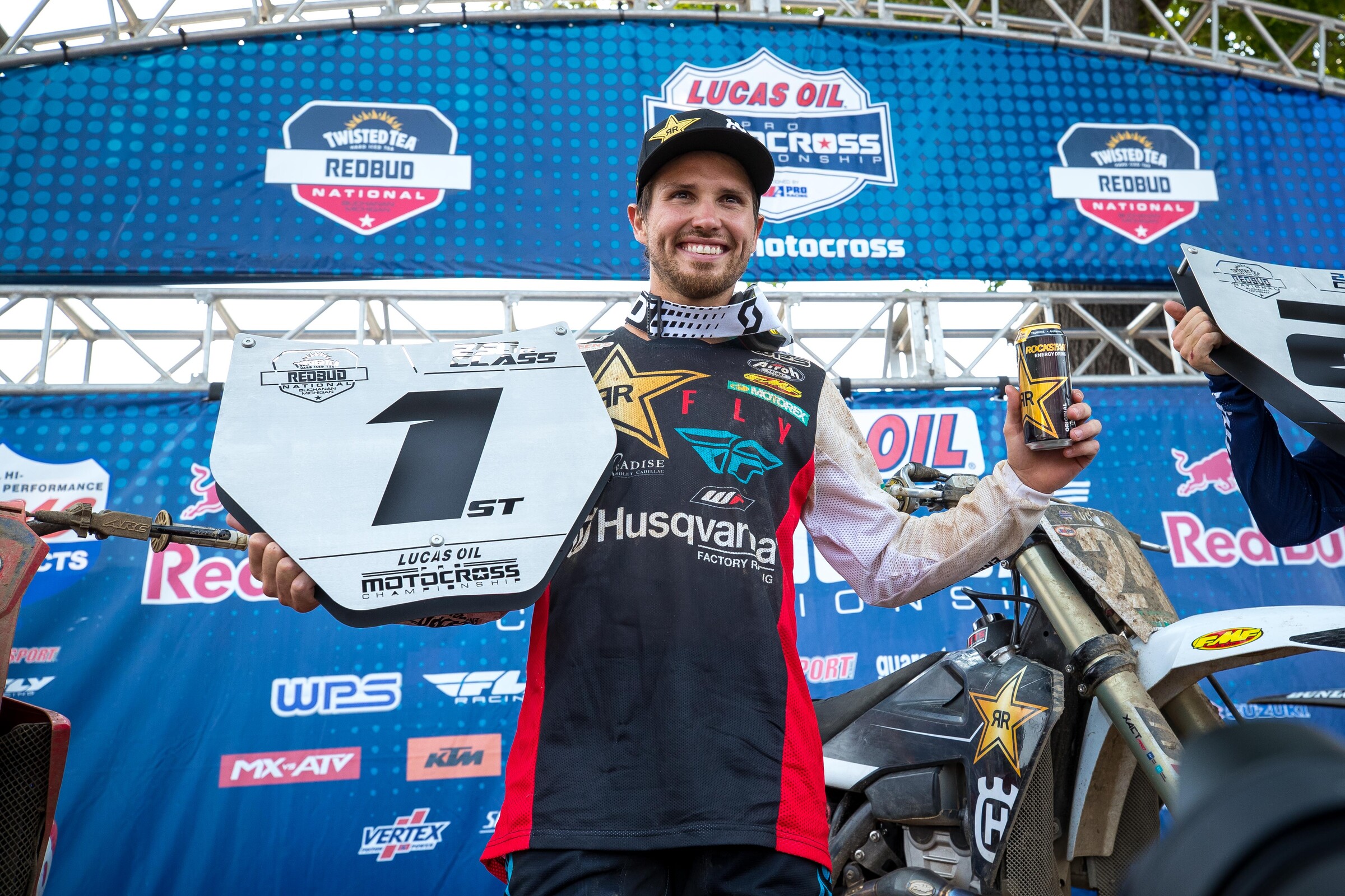 RJ Hampshire won the RedBud National.
