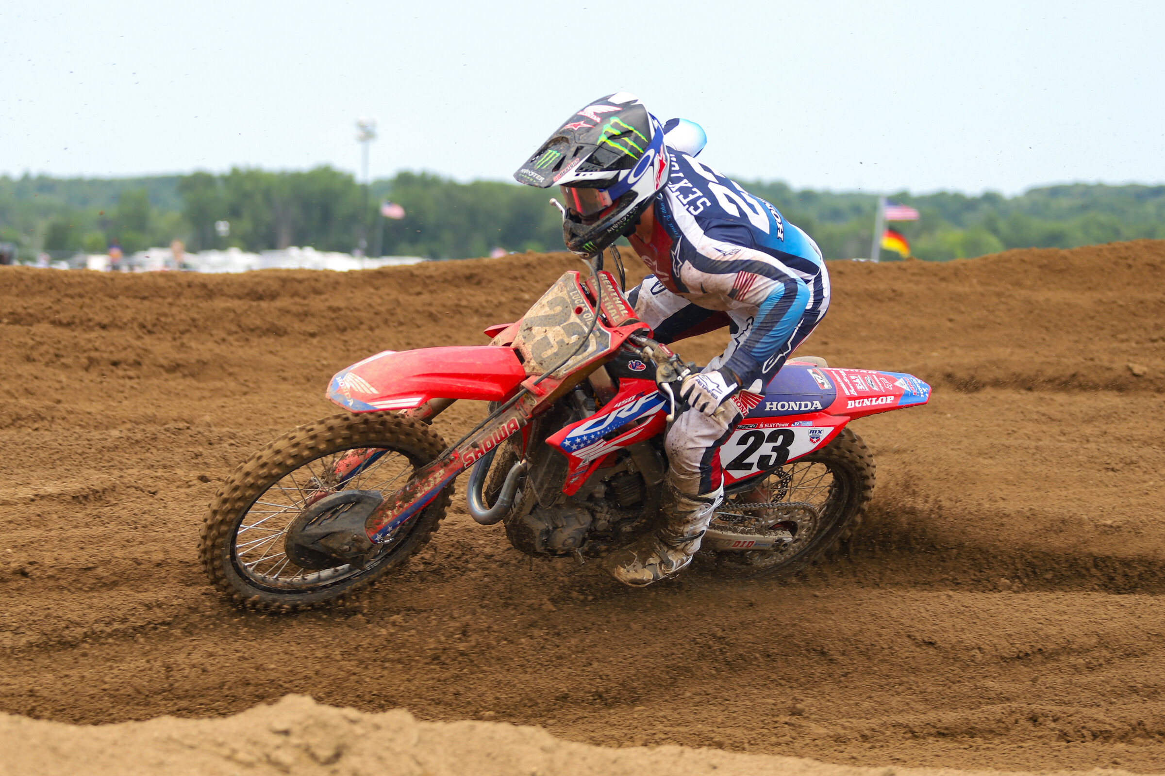 Sexton at the RedBud National.