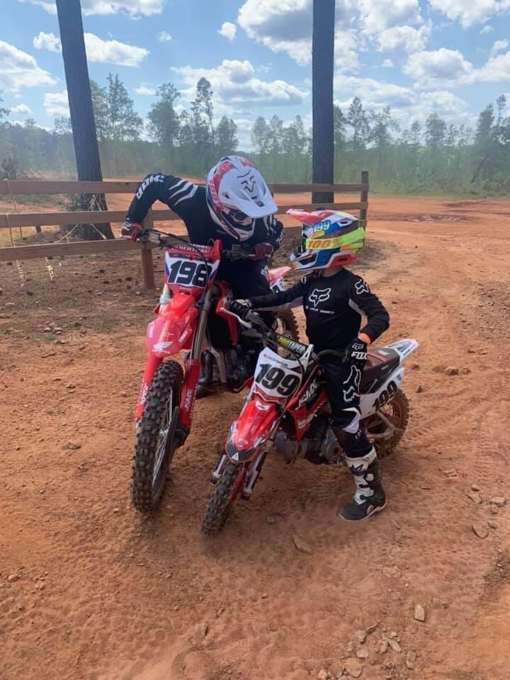 Jacob Saylor and his son Jackson