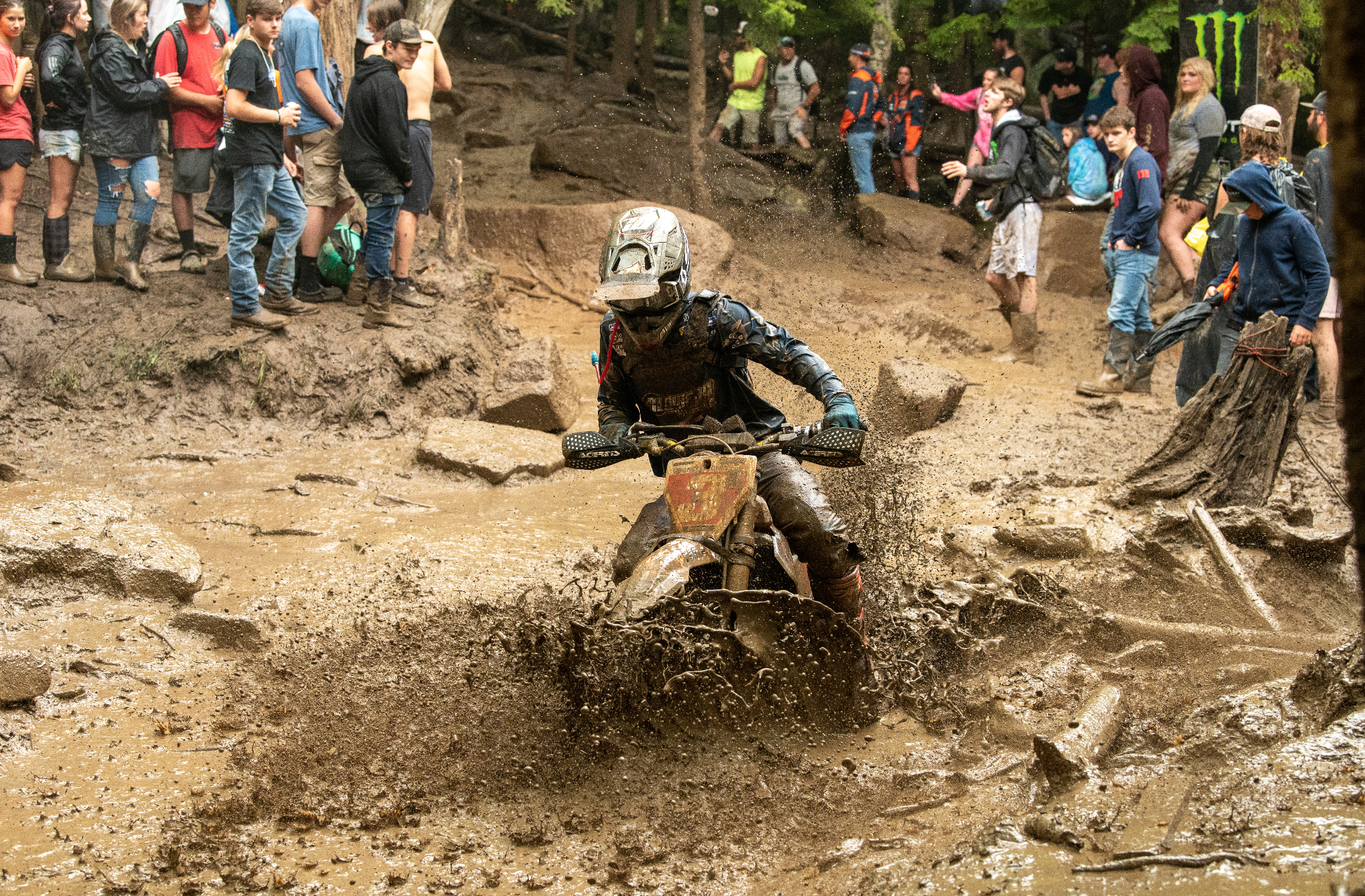 Jordan Ashburn at the Snowshoe GNCC.