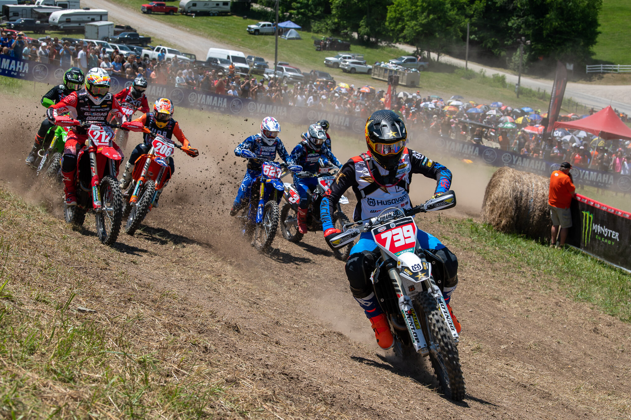 Trevor Bollinger grabbin the early lead at the Mason-Dixon GNCC.