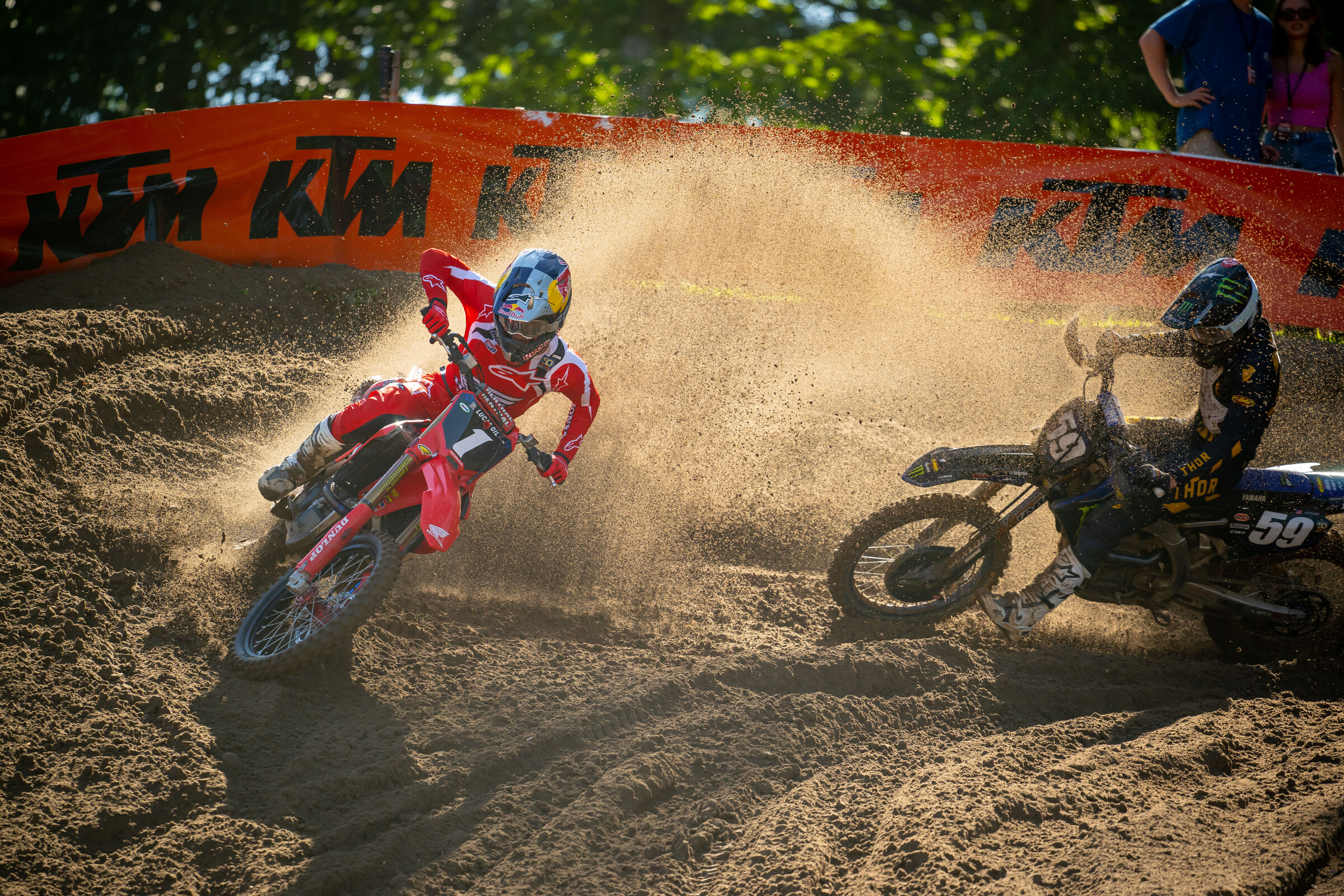 Jett Lawrence and Levi Kitchen