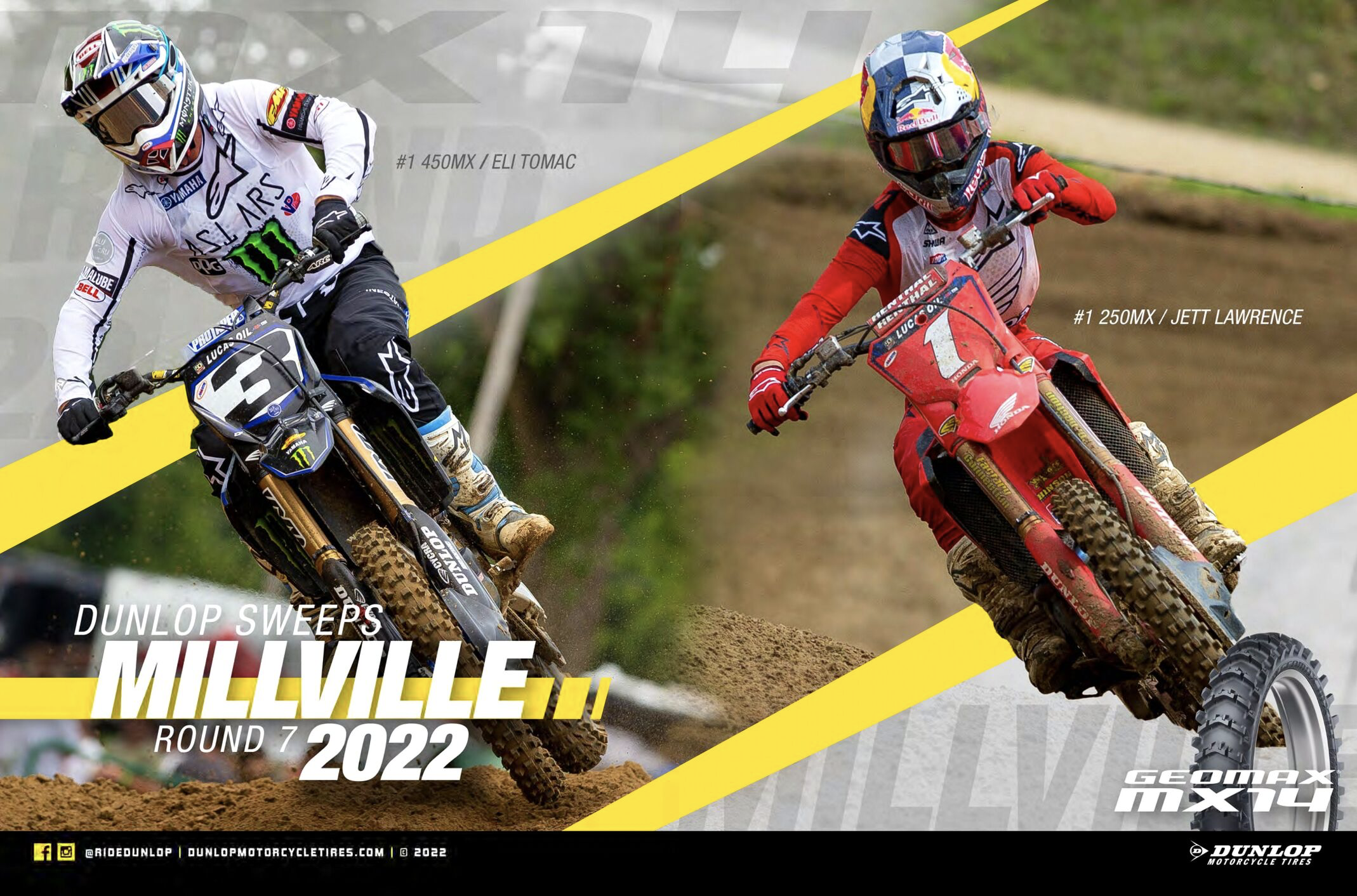 Southwick - Dunlop for Eli Tomac and Jett Lawrence