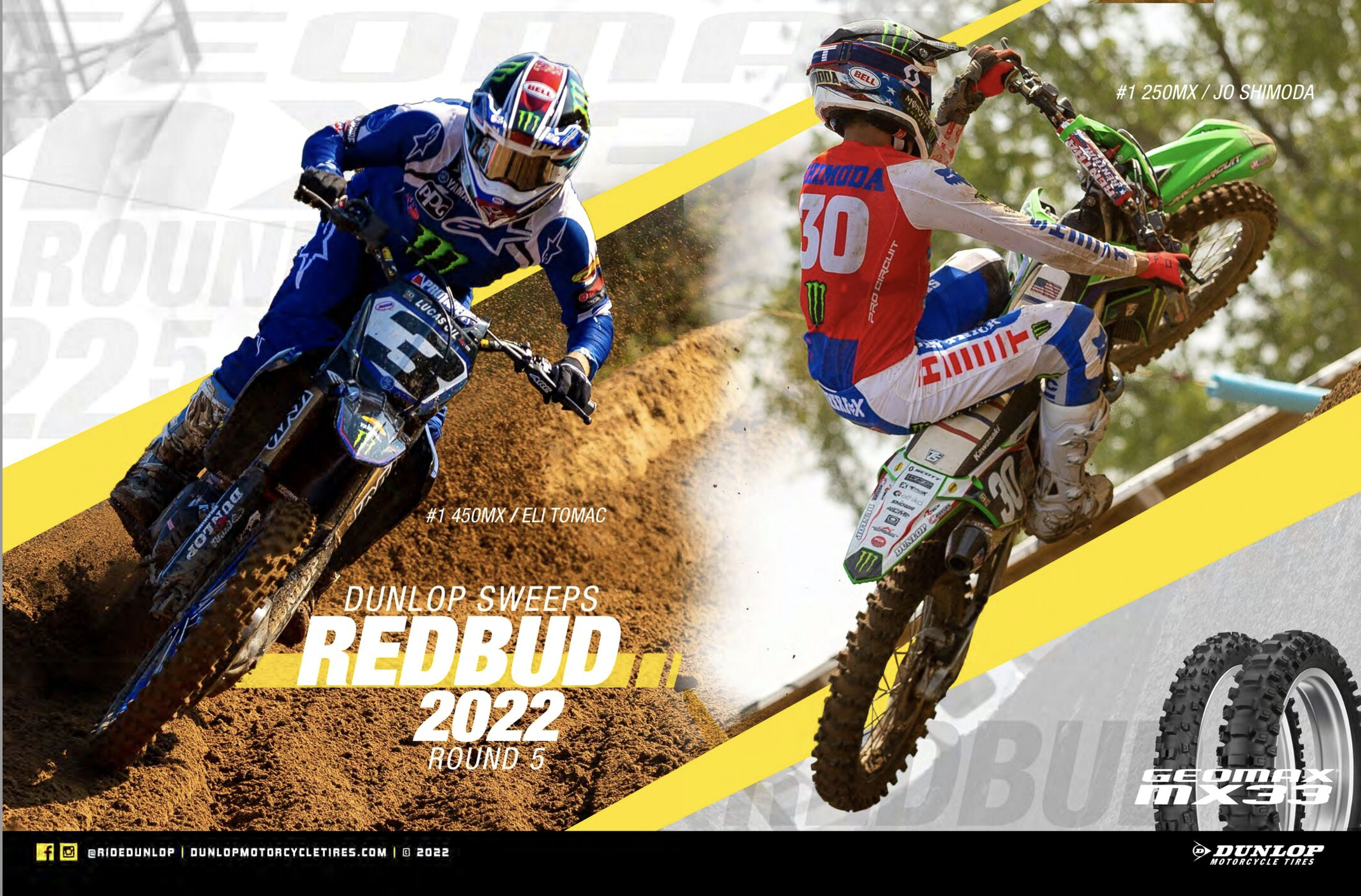 RedBud - Dunlop for Eli Tomac and Jo Shimoda