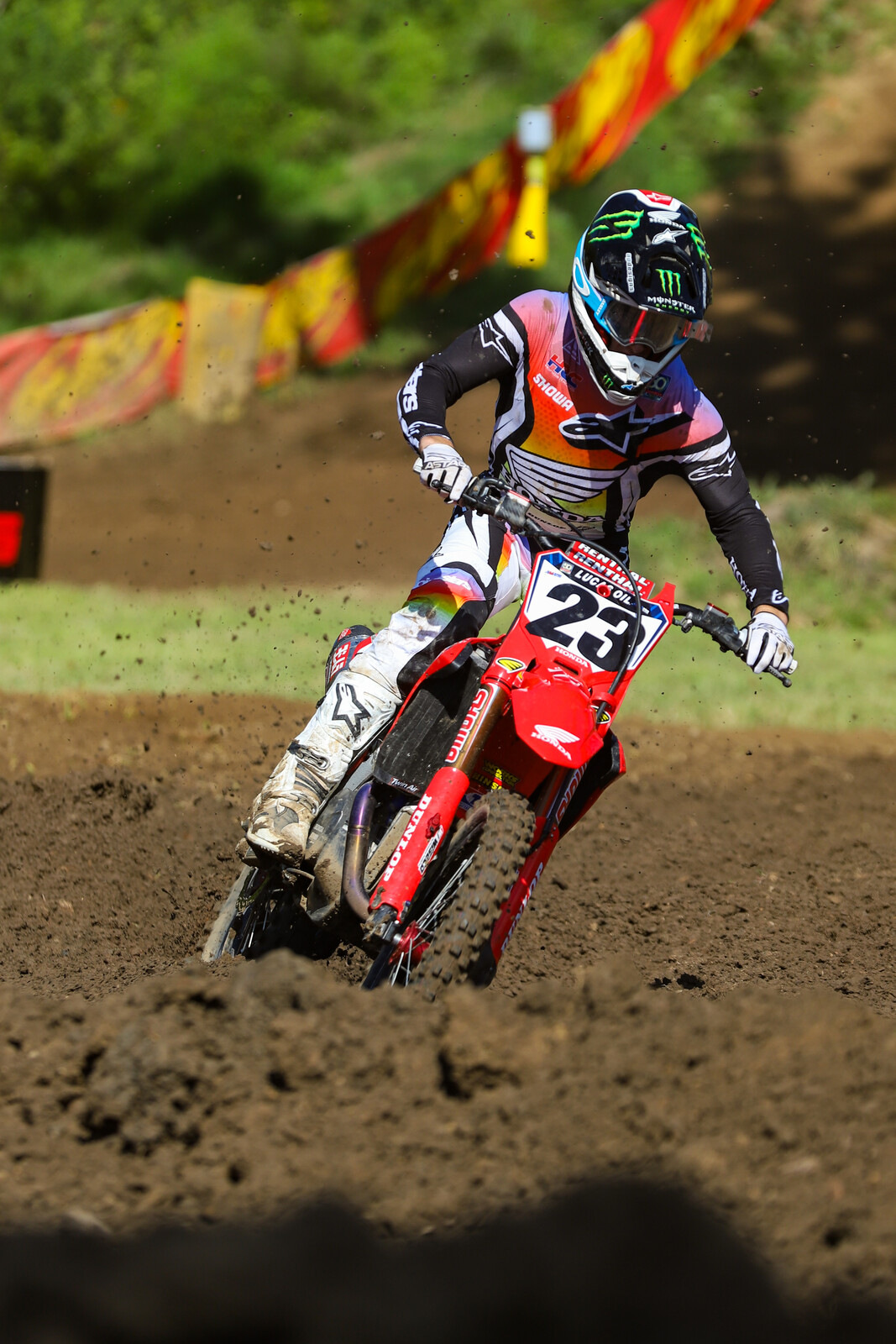 Chase Sexton topped the 450 Class in qualifying.