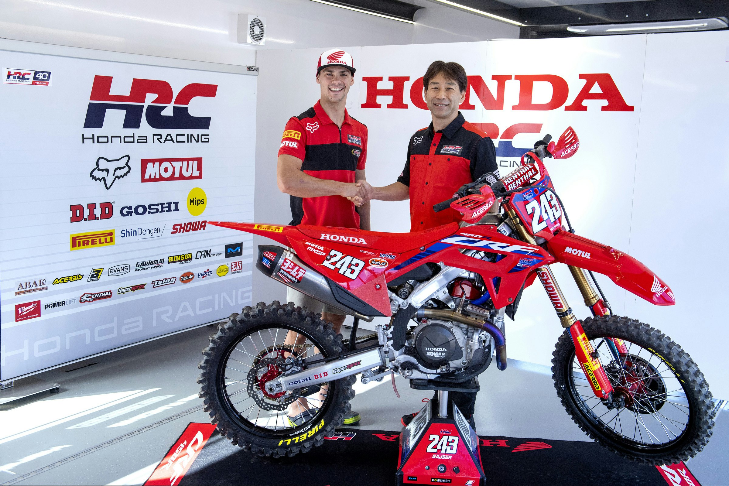 Honda HRC Signs Tim Gajser & Rubén Fernández to Multi-Year Deals